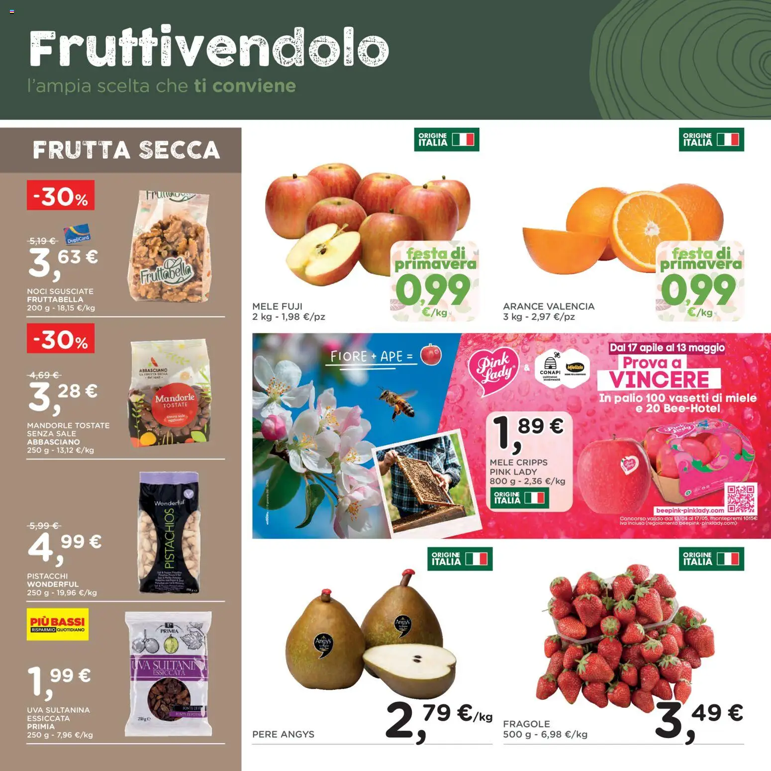 Volantino Poli del 22.04.2026 | Pagina: 2 | Prodotti: Mele, Fragole, Noci, Mandorle