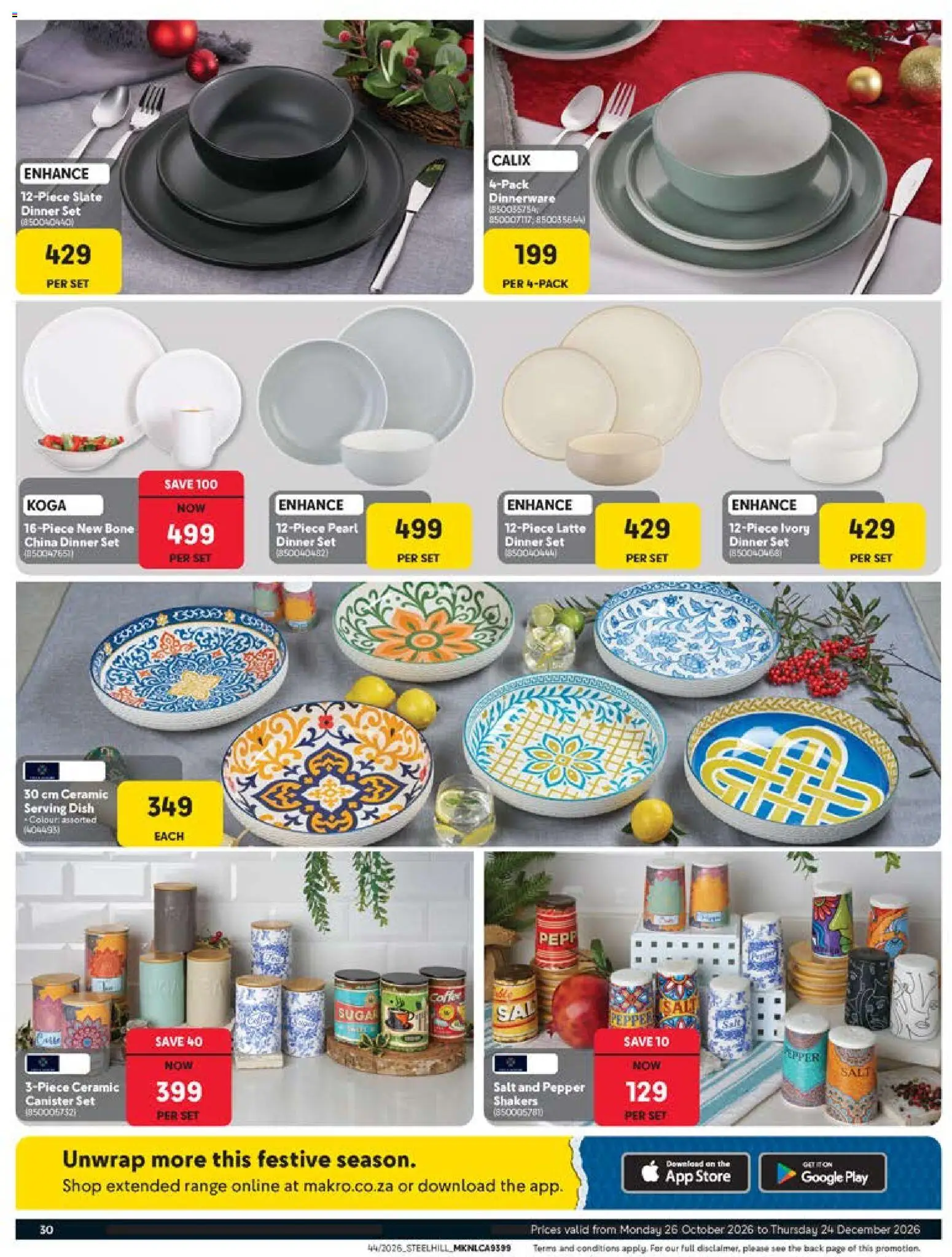 New Makro catalogue – valid from 26/10/2026 | Page: 30 | Products: Coffee, Salt, Pepper