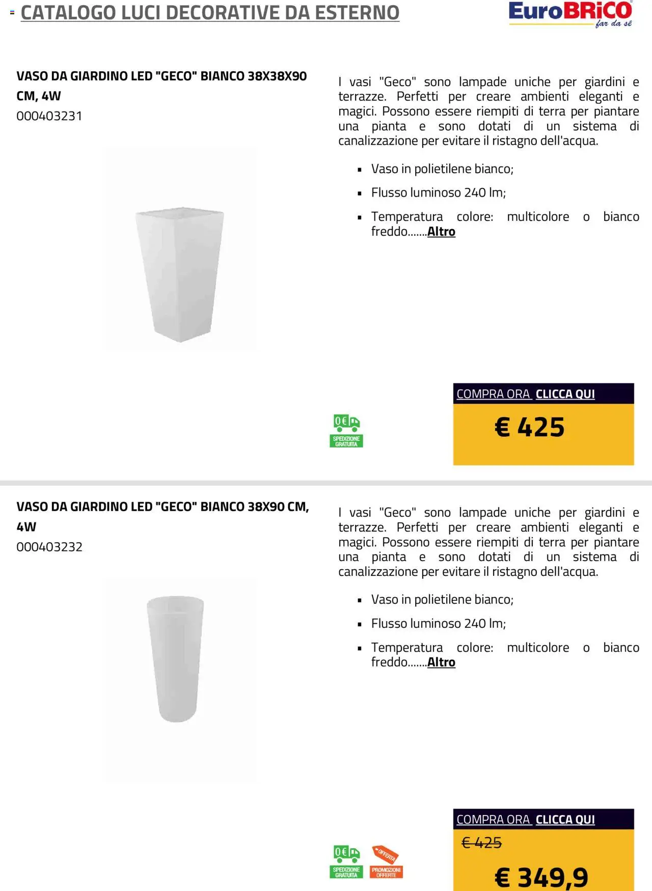 Volantino Eurobrico del 23/07/2025 | Pagina: 13 | Prodotti: Vaso, Terra