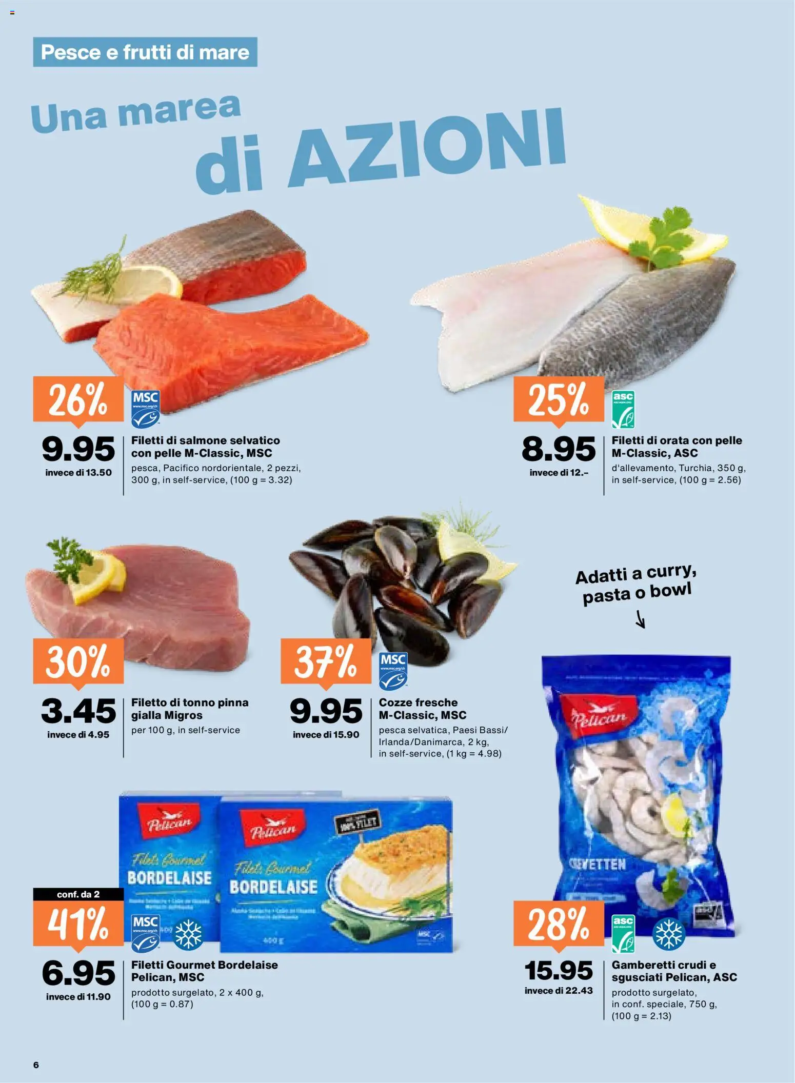 Migros aktionen IT – gültig ab 11.06.2026 | Seite: 6 | Produkte: Pasta