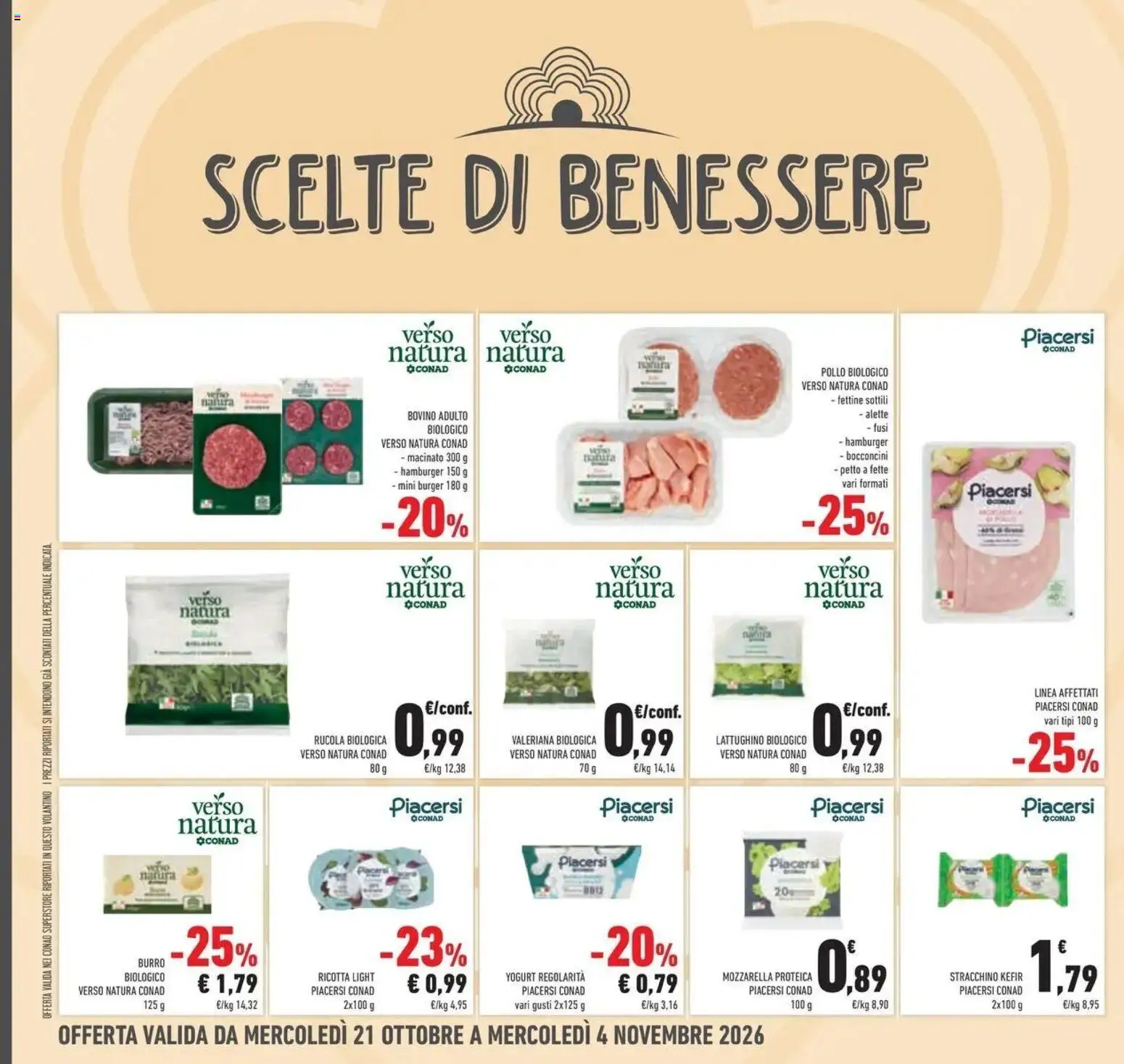 Anteprima volantino Conad dal 21/10/2026 prossima settimana | Pagina: 26