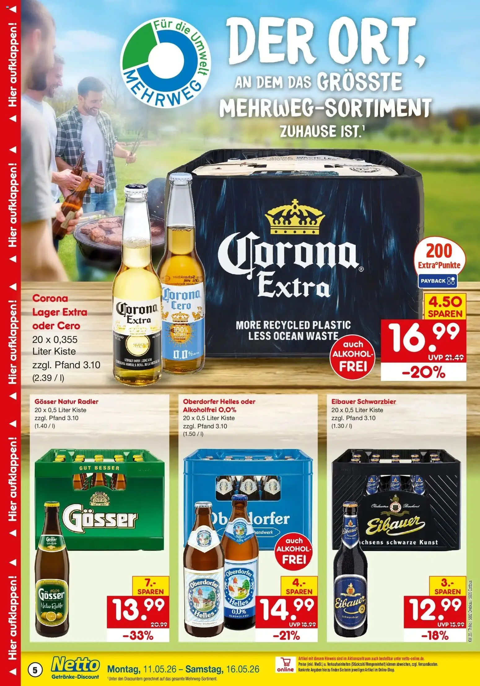 Netto Marken-Discount Prospekt Drebkau	 – gültig ab 10.05.2026 | Seite: 5 | Produkte: Radler