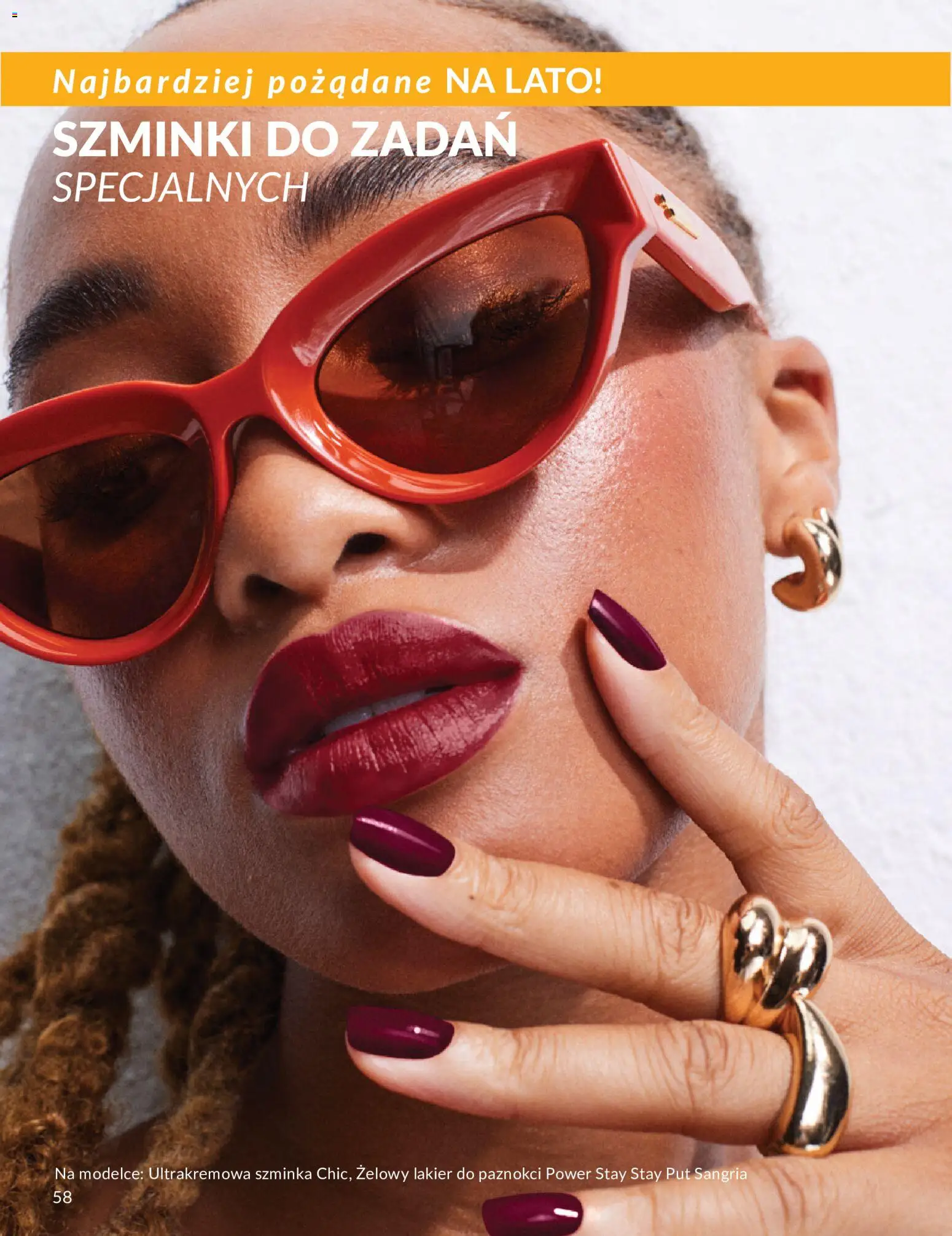 Avon Katalog 6 2026 od 01.06.2026 | Strona: 58 | Produkty: Szminka, Lakier do paznokci