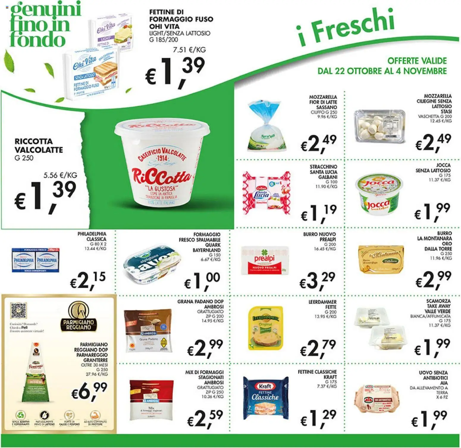 Volantino Coal del 22/10/2026 | Pagina: 12 | Prodotti: Mozzarella, Latte, Formaggio fuso, Terra