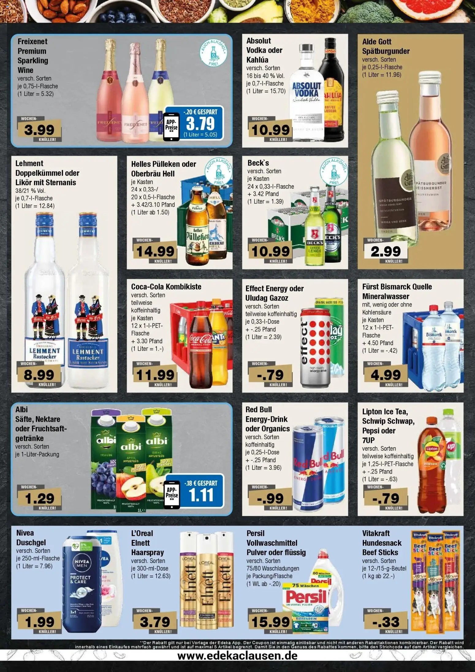 Edeka Prospekt Hamburg (ab 31.08.2026) » Angebote Online | Seite: 7 | Produkte: Helles pulleken, Pepsi, Vodka, Persil
