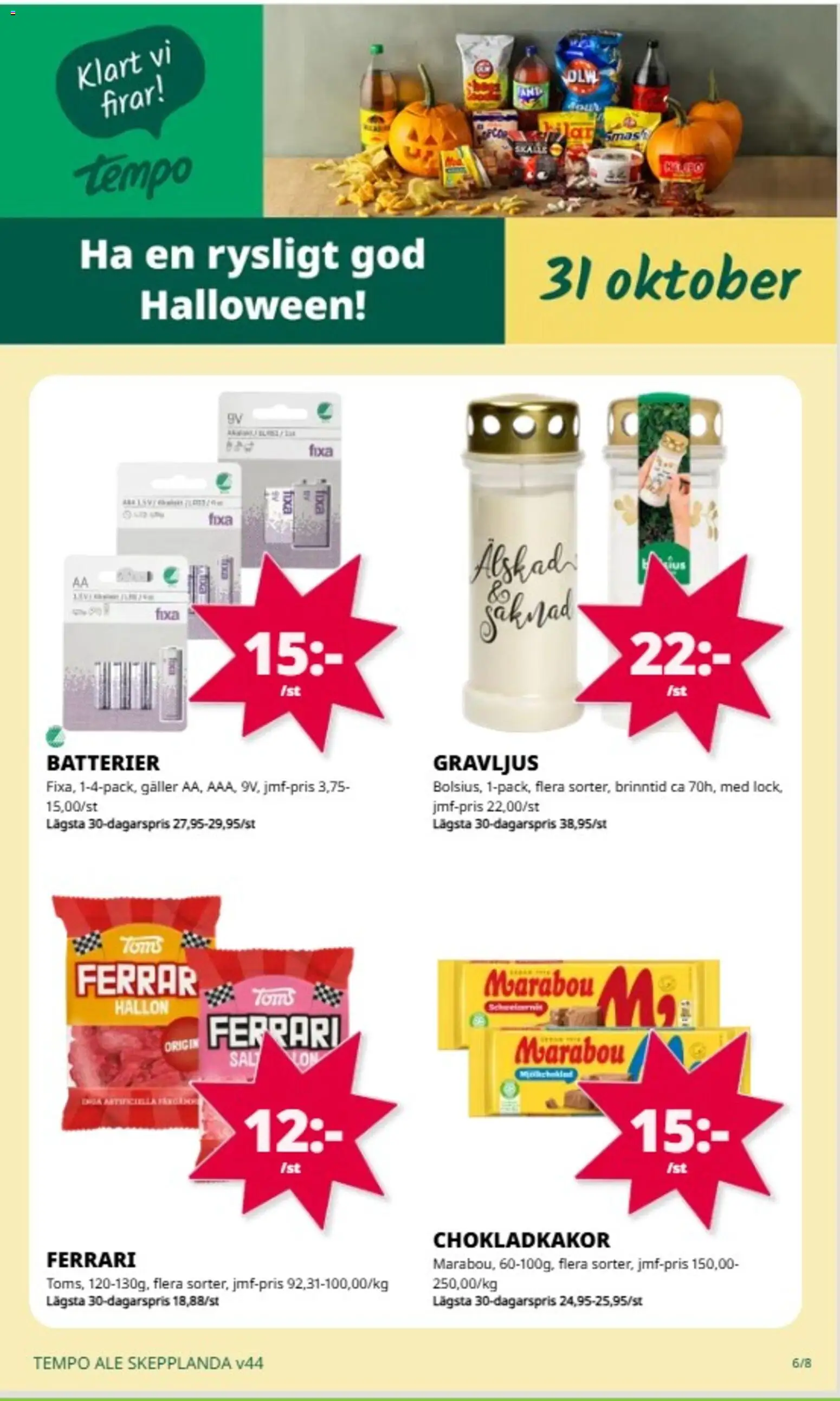 Tempo reklamblad aktuell från 26/10/2026 | Sida: 6