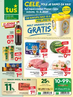 Tuš katalog akcije – veljaven od 10.06.2026 | Stran: 21 | Izdelki: Ledeni čaj, Cokolada, Caj, Ananas