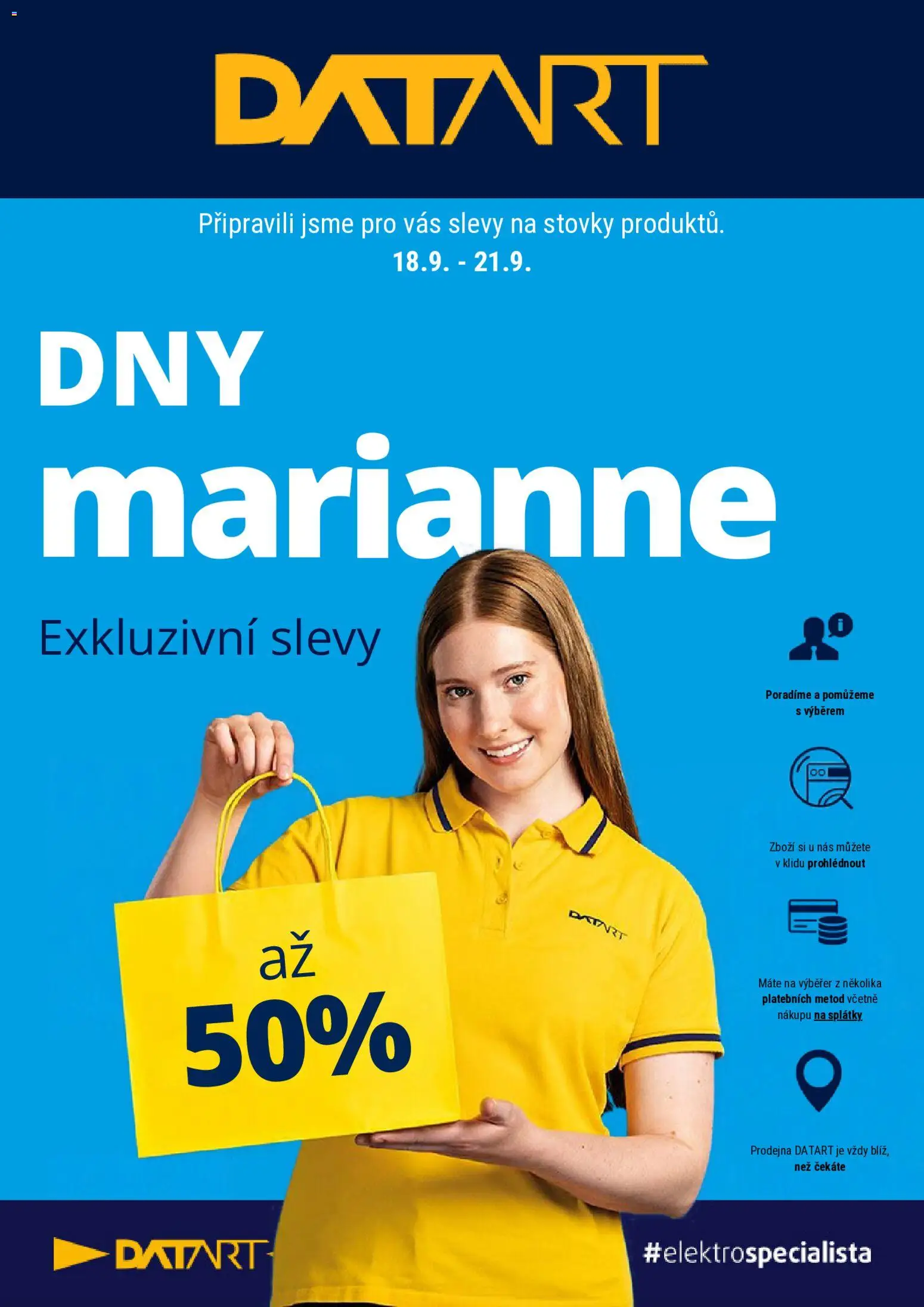 Datart leták od 18.09.2026 | Strana: 1