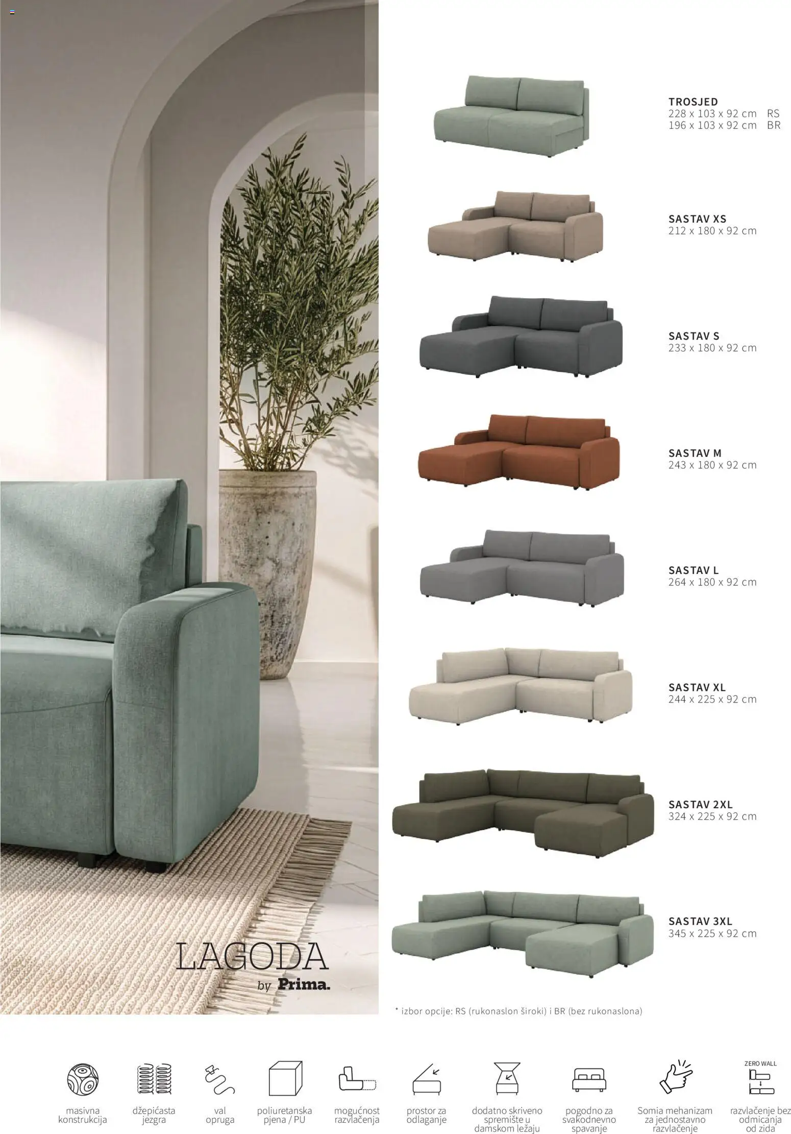Prima katalog | vrijedi od 08.09.2026 | Stranica: 9 | Proizvodi: Trosjed, Pjena