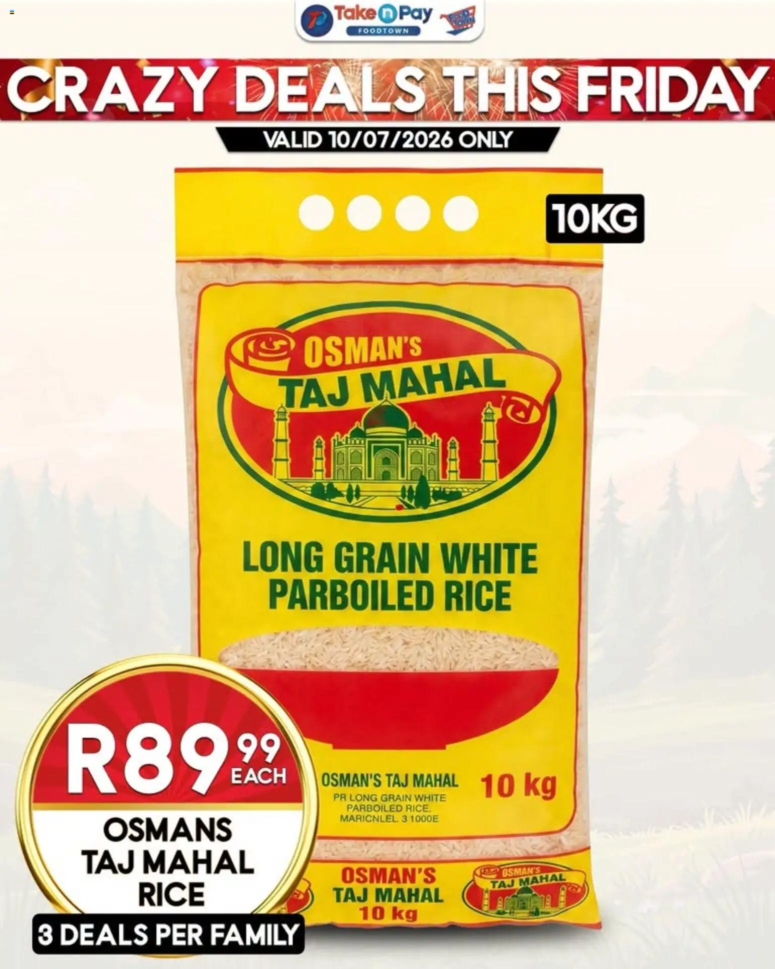 New Take n Pay catalogue – valid from 10/07/2026 | Page: 4 | Products: Rice