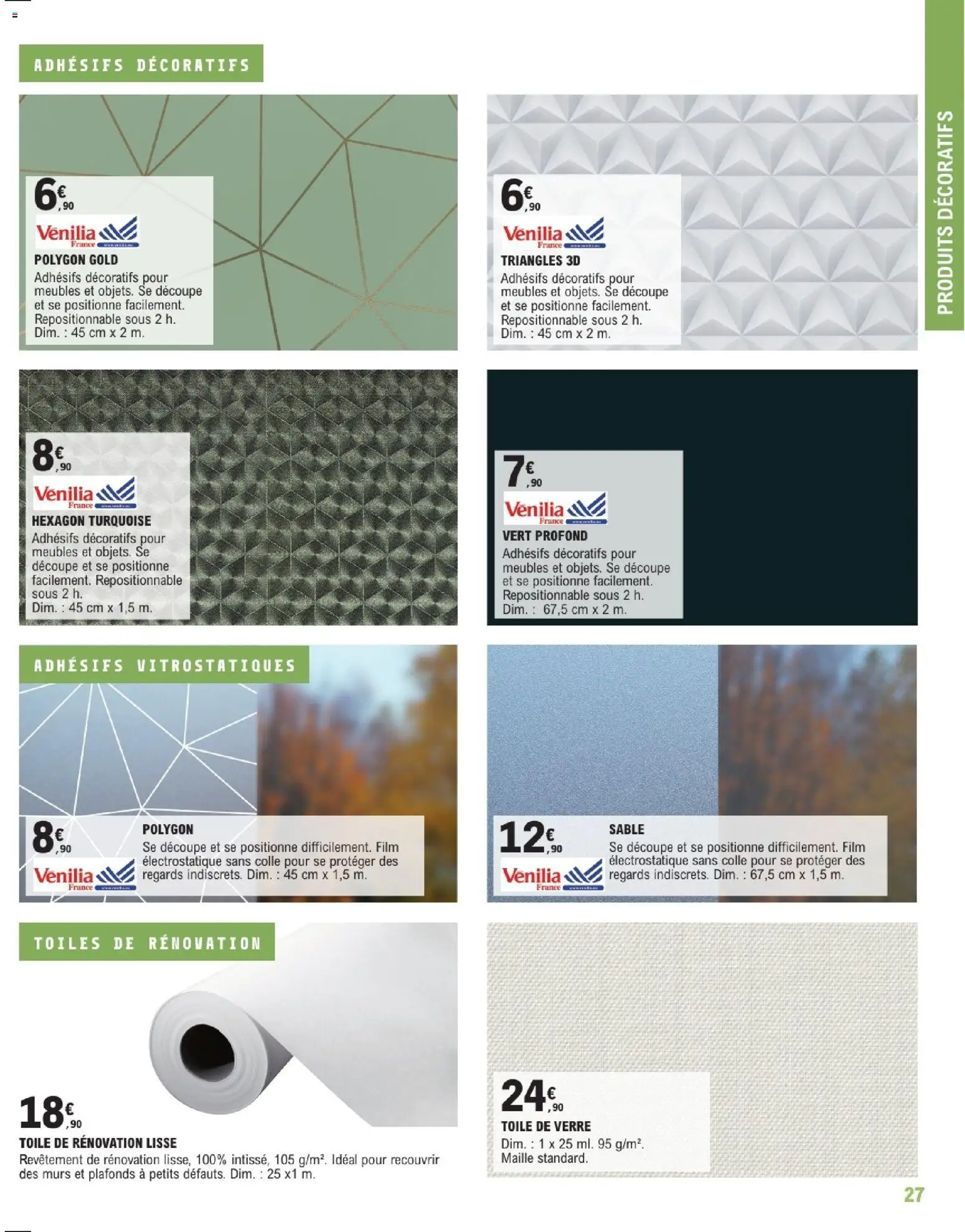 {H1} | Page: 27 | Produits: Colle, Sable