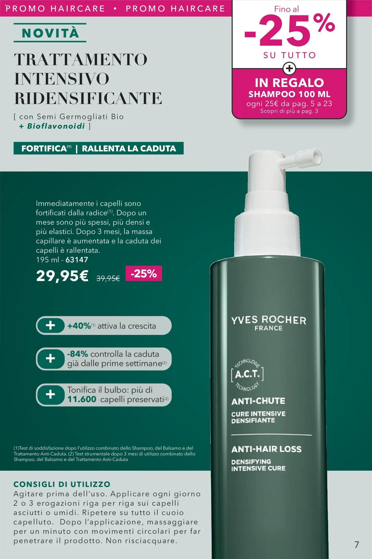 Volantino Yves Rocher del 31/08/2026 | Pagina: 7 | Prodotti: Shampoo, Balsamo