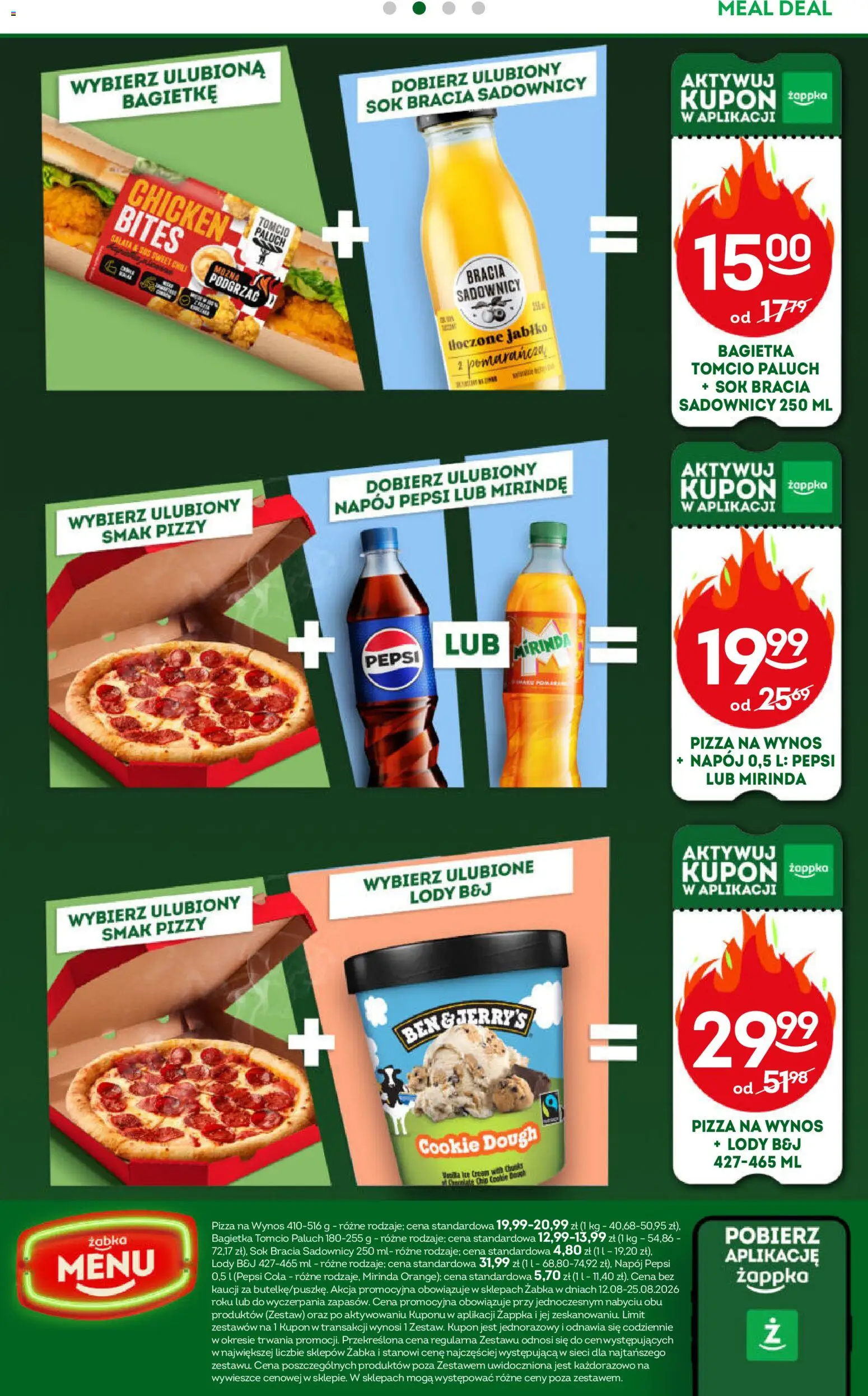 Żabka gazetka od 10.08.2026 | Strona: 65 | Produkty: Pepsi, Pepsi cola, Sok, Lody