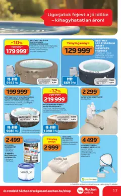 Auchan Kertészet és Szabadidő - amely érvényes a következő dátumtól: 16.04.2026 | Oldal: 17