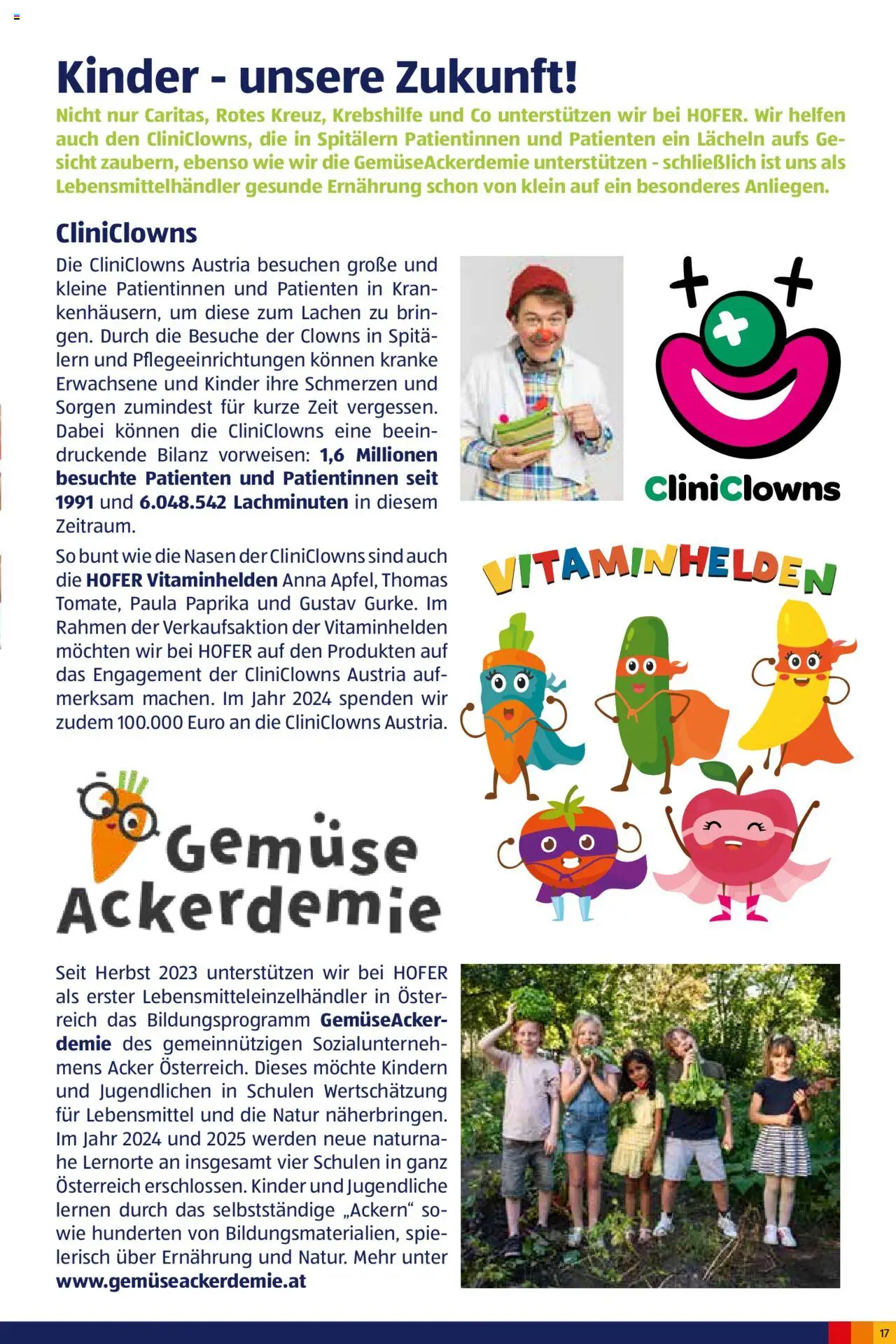 Hofer Heute für Morgen-Magazin gültig ab 02.10.2024 | Seite: 17 | Produkte: Gemüse