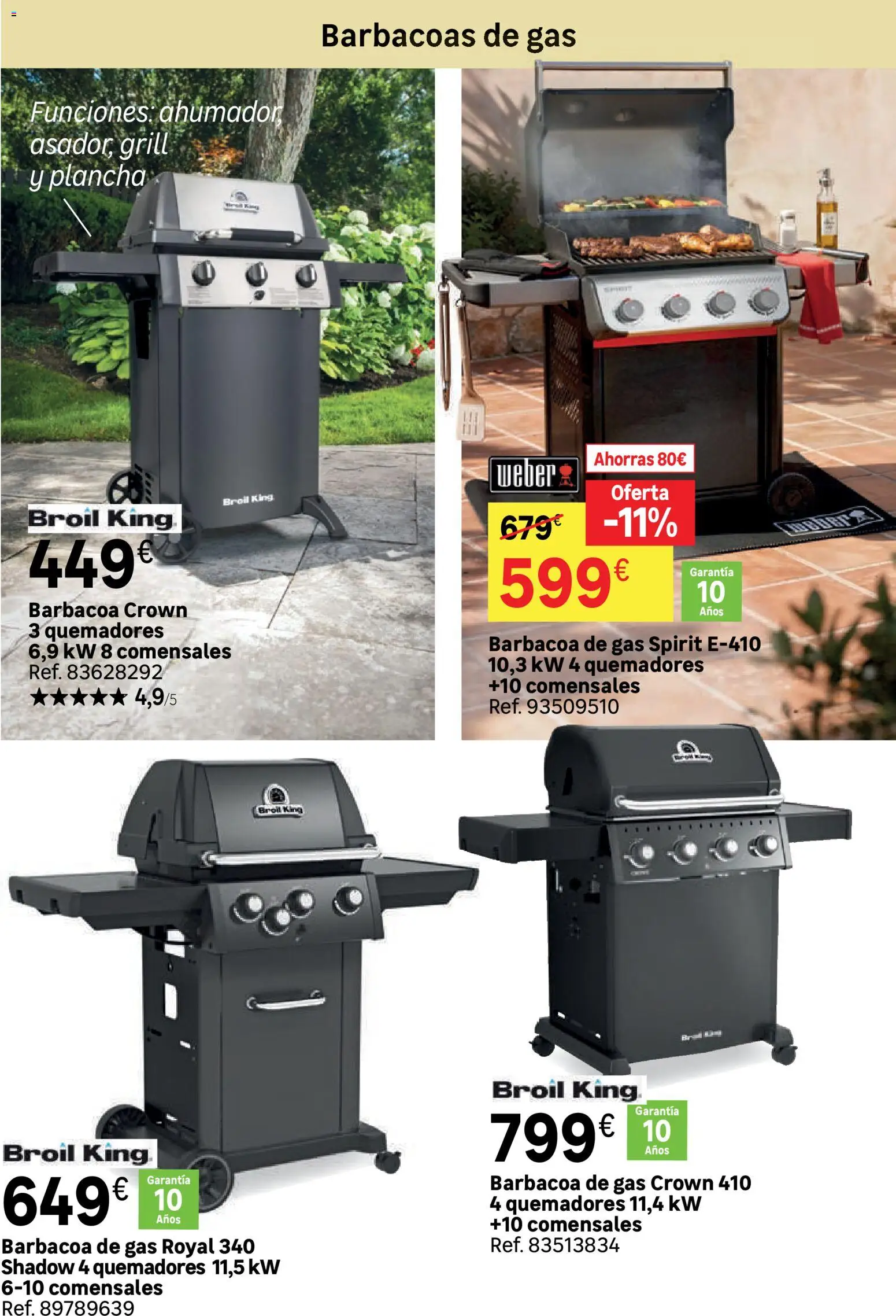 Leroy Merlin catálogo │ válido desde el 24.03.2026 | Página: 77 | Productos: Barbacoa, Plancha