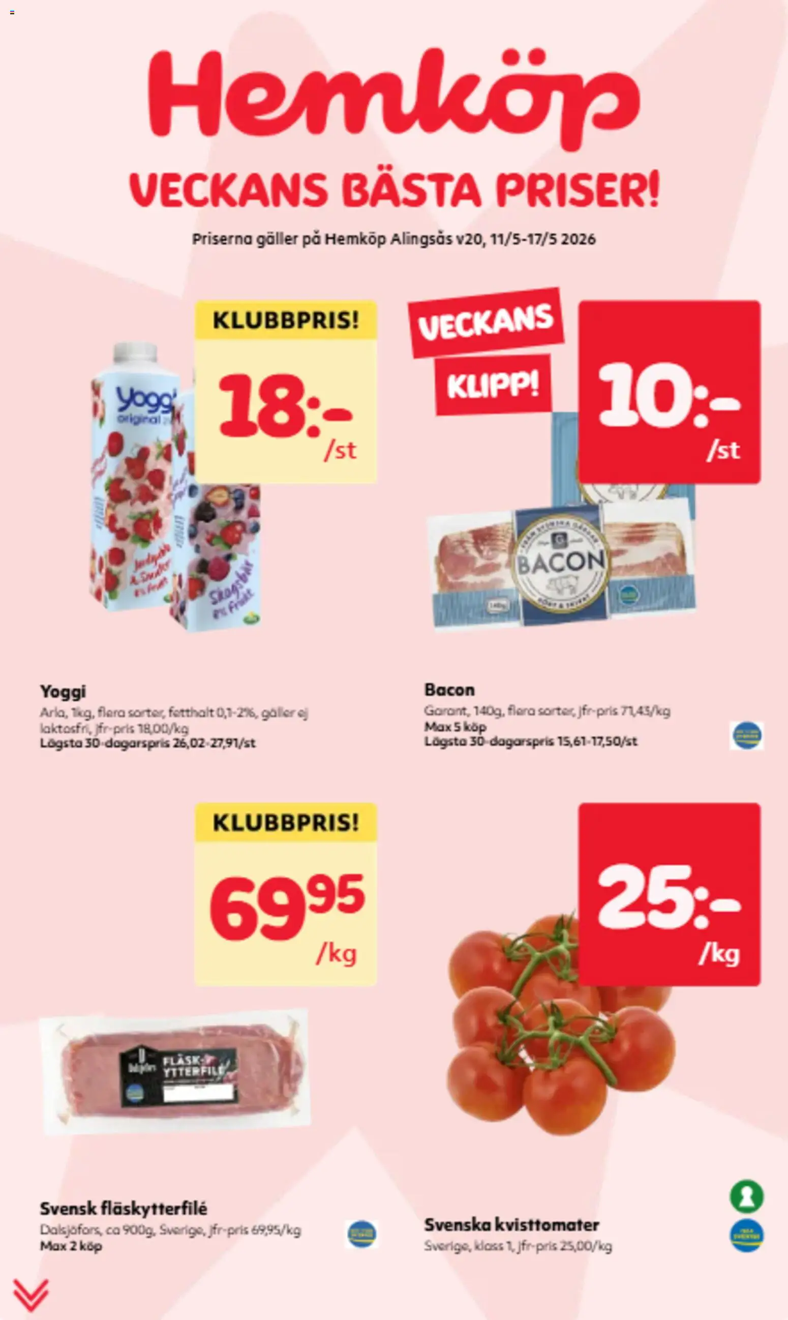 Hemköp reklamblad aktuell från 11.05.2026 | Sida: 1