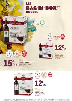 E.Leclerc - Prévisualisation de CHANTET BLANET BLAYE CÔTES DE BORDEAUX, Le Bag-In-Box de 3 L. valide à partir de 01/09/2025 | Page: 82 | Produits: Blaye côtes de Bordeaux
