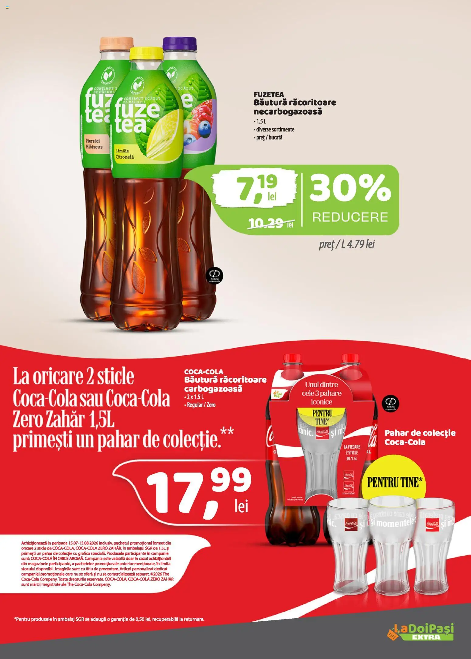 Noul catalog LaDoiPași – valabil de la 16.07.2026 | Pagină: 7 | Produse: Pahare, Amerikan servis, Zahăr, Lămâie