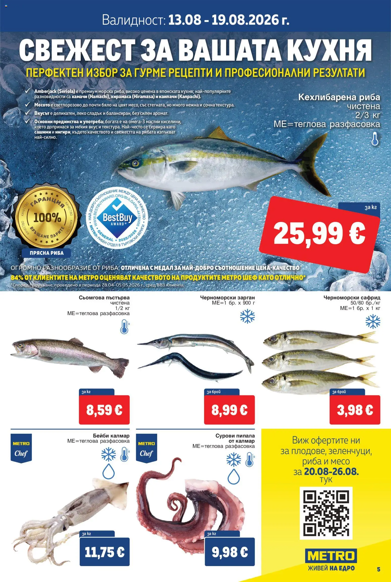 {H1} | Страница: 5 | Продукти: Риба, Рибата, Месо
