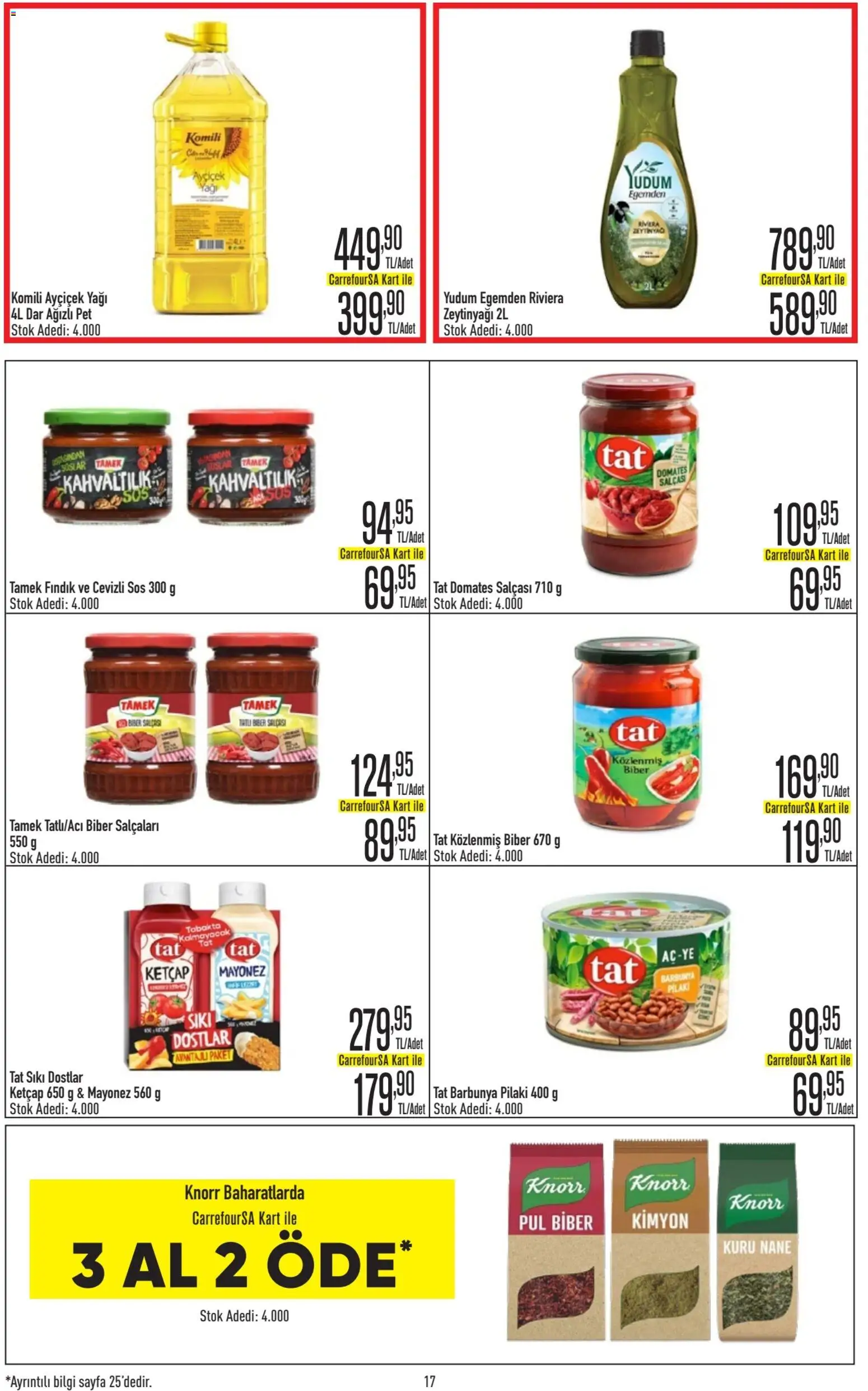 CarrefourSA Katalog - 06 Ağustos 2026 tarihinden itibaren geçerlidir | Sayfa: 17 | Ürünler: Mayonez, Sos, Biber, Nane