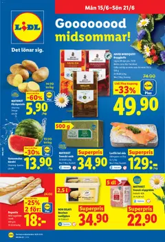 Lidl erbjudanden - Förhandsvisning av reklamblad från butik Lidl aktuell från 15.06.2026
