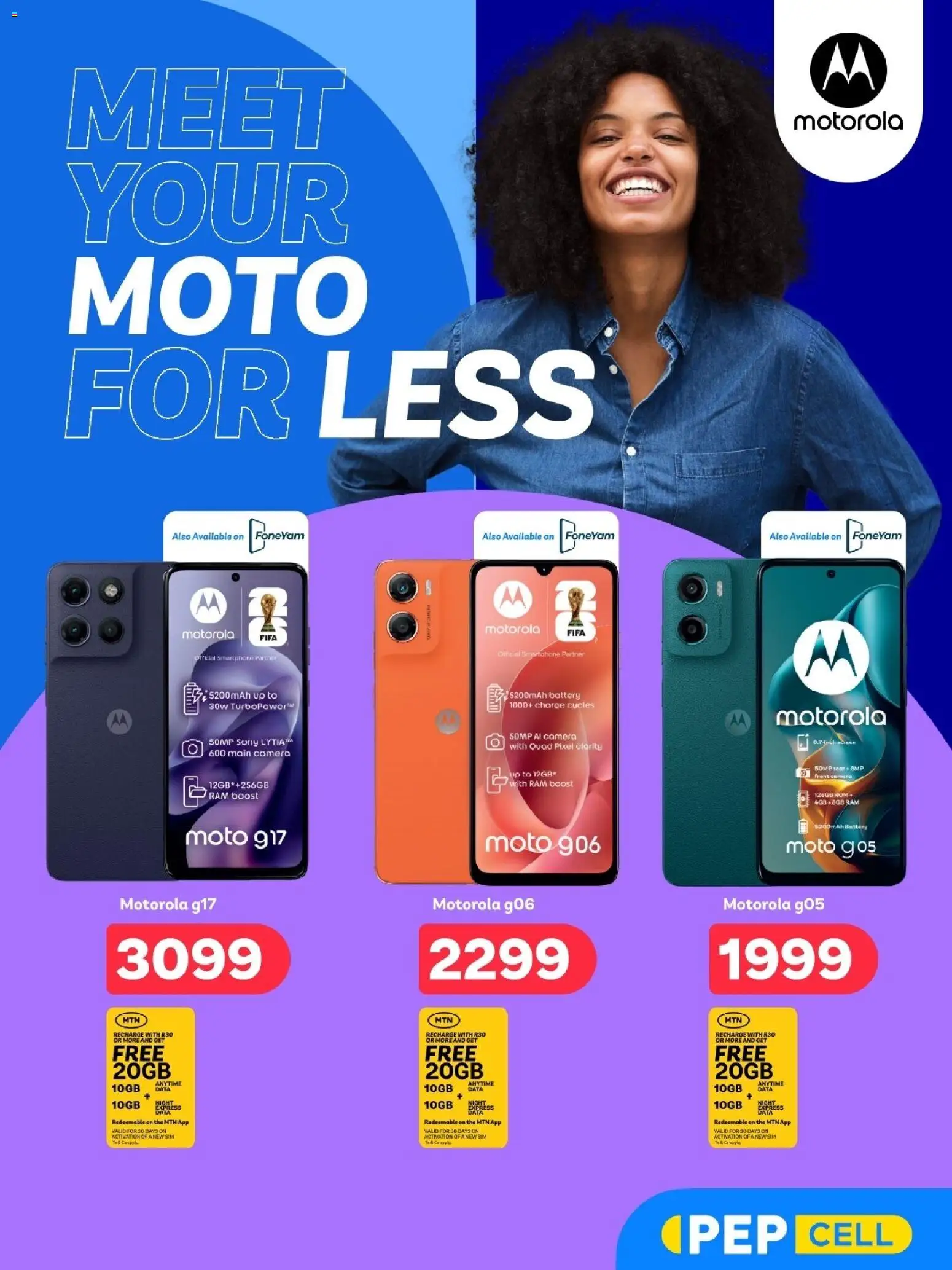 New PEP Stores catalogue – valid from 26/08/2026 | Page: 5 | Products: Data, Smartphone, Camera, Battery