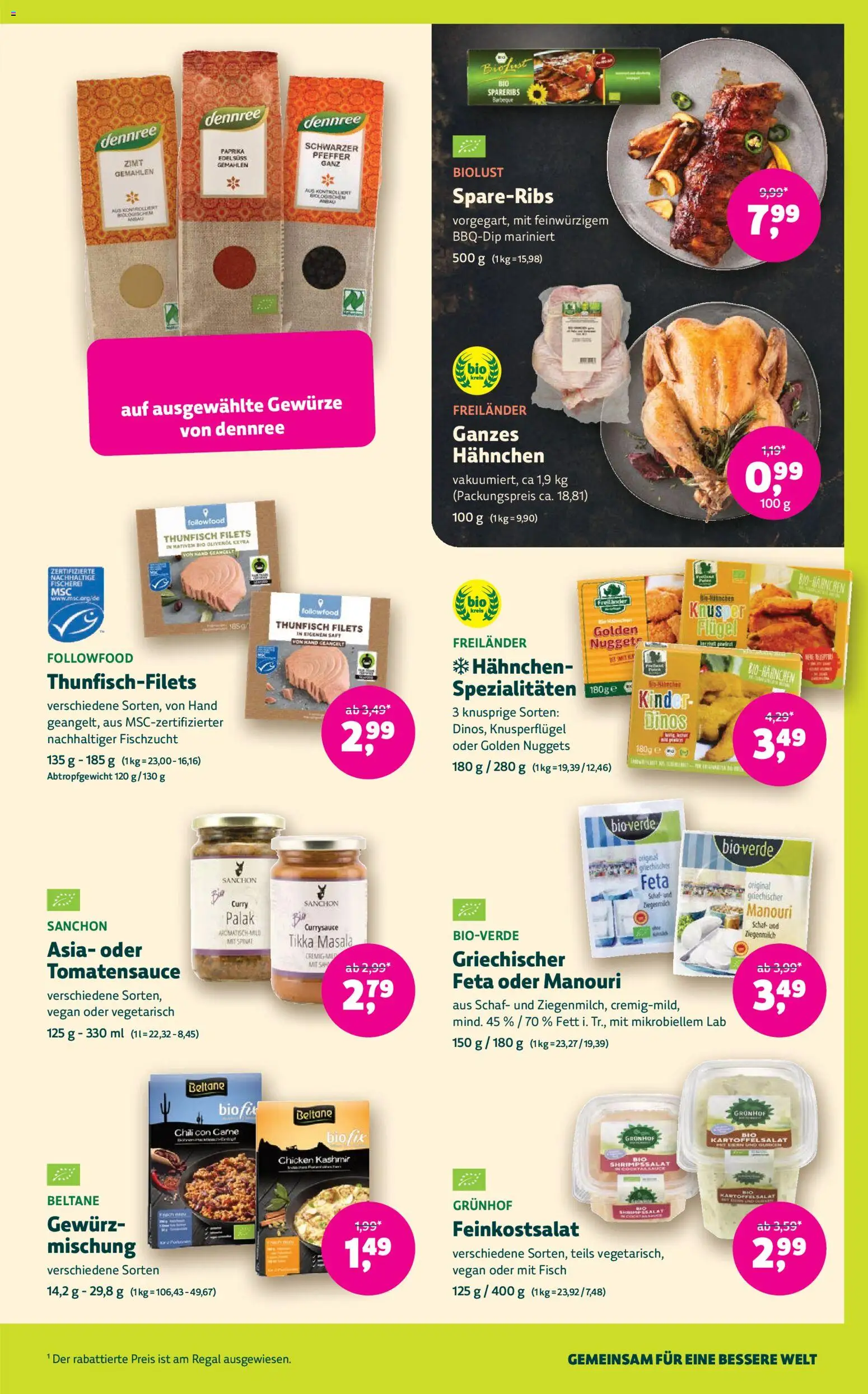 BioMarkt Prospekt – gültig ab 21.10.2026 | Seite: 11 | Produkte: Hahnchen, Spezialitäten, Gewürze, Chili
