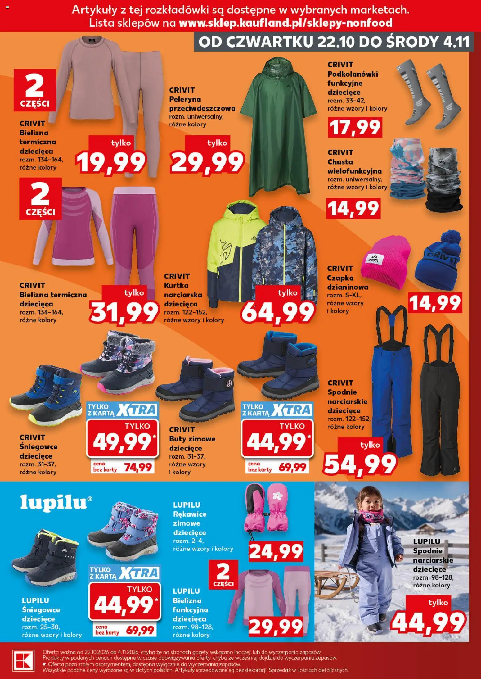 Kaufland Polsko leták - Złap okazje od 22.10.2026 | Strana: 7 | Produkty: Karty