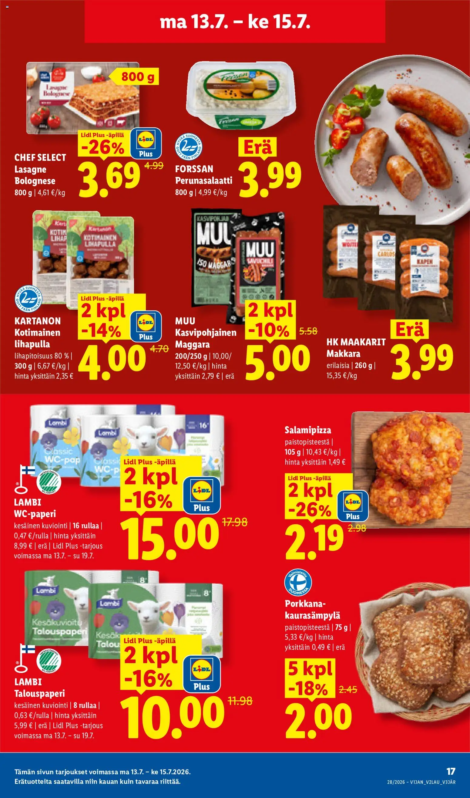 Lidl tarjoukset - Tampere – voimassa 09/07/2026 alkaen | Sivu: 23