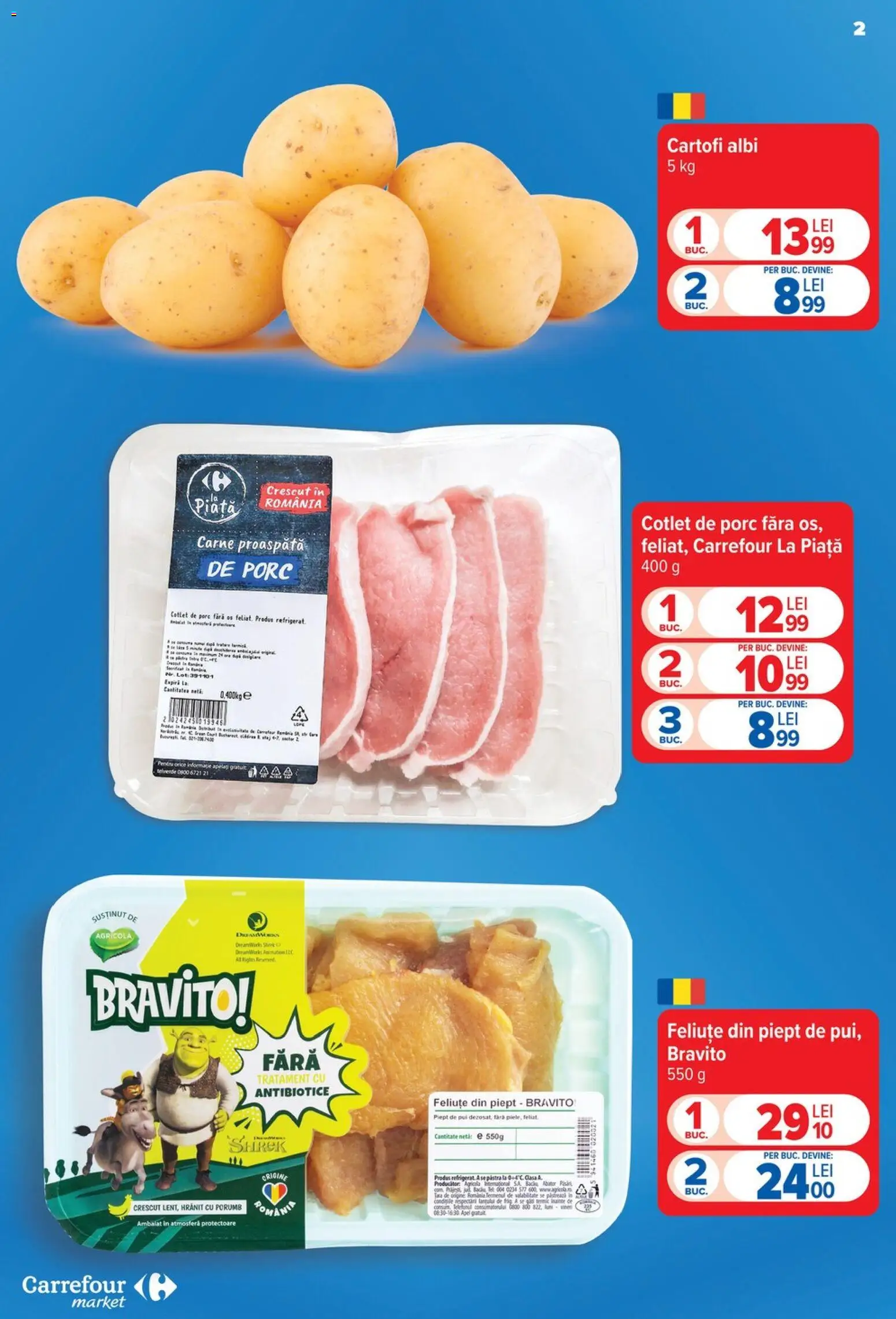 Noul catalog Carrefour – valabil de la 29.07.2026 | Pagină: 2 | Produse: Lait de coco, Porumb, Cartofi