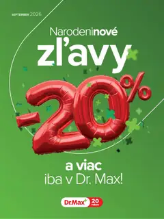 Dr. Max leták platný od 01.09.2026