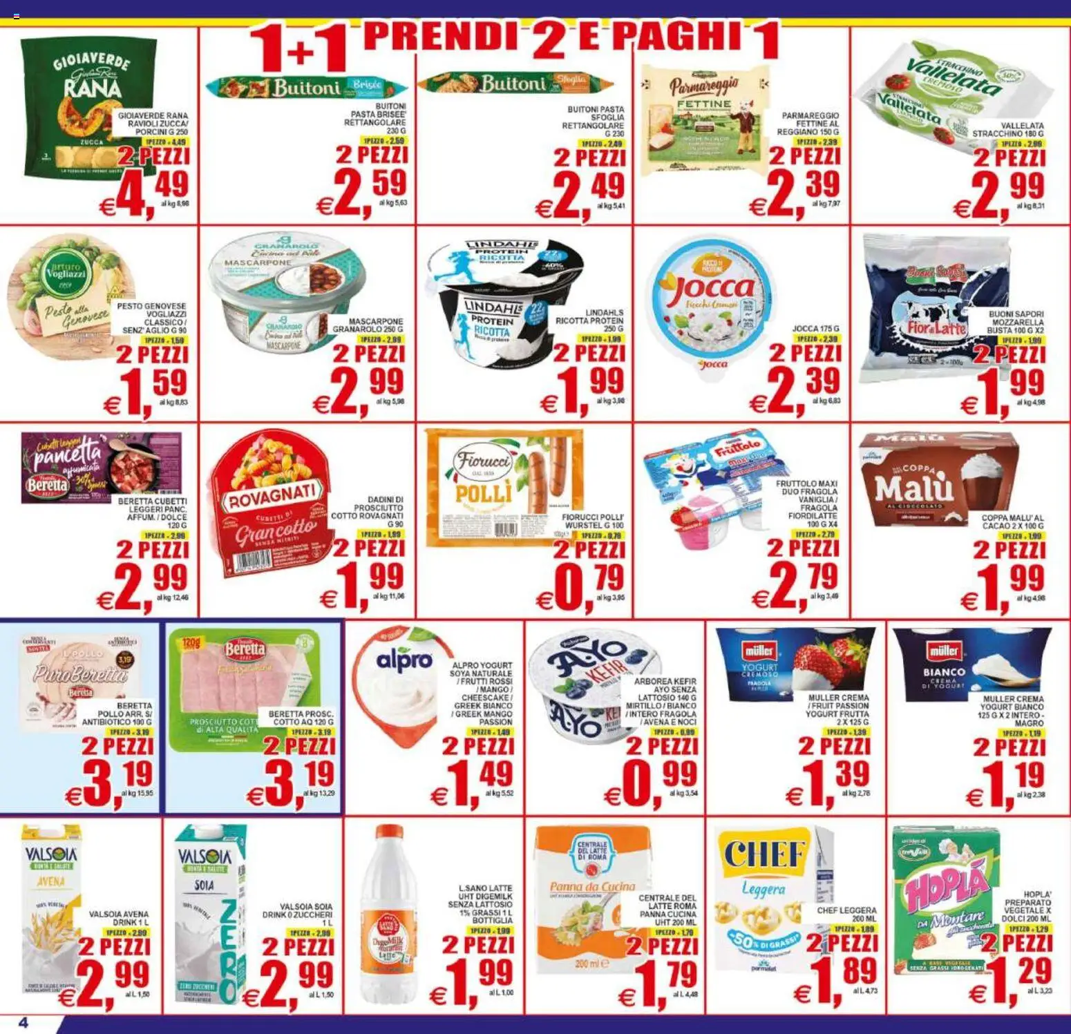 Volantino Pewex del 01/07/2026 | Pagina: 4 | Prodotti: Cioccolato, Noci, Pesto, Mascarpone