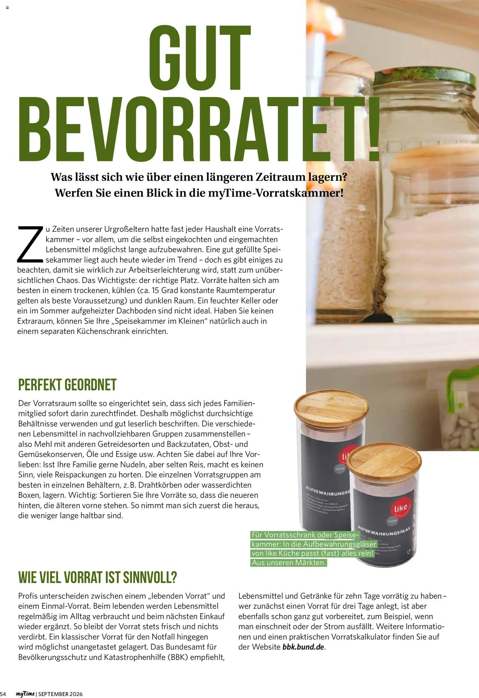 Combi myTime September 2026 – gültig ab 01.09.2026 | Seite: 54 | Produkte: Mehl, Küche, Obst