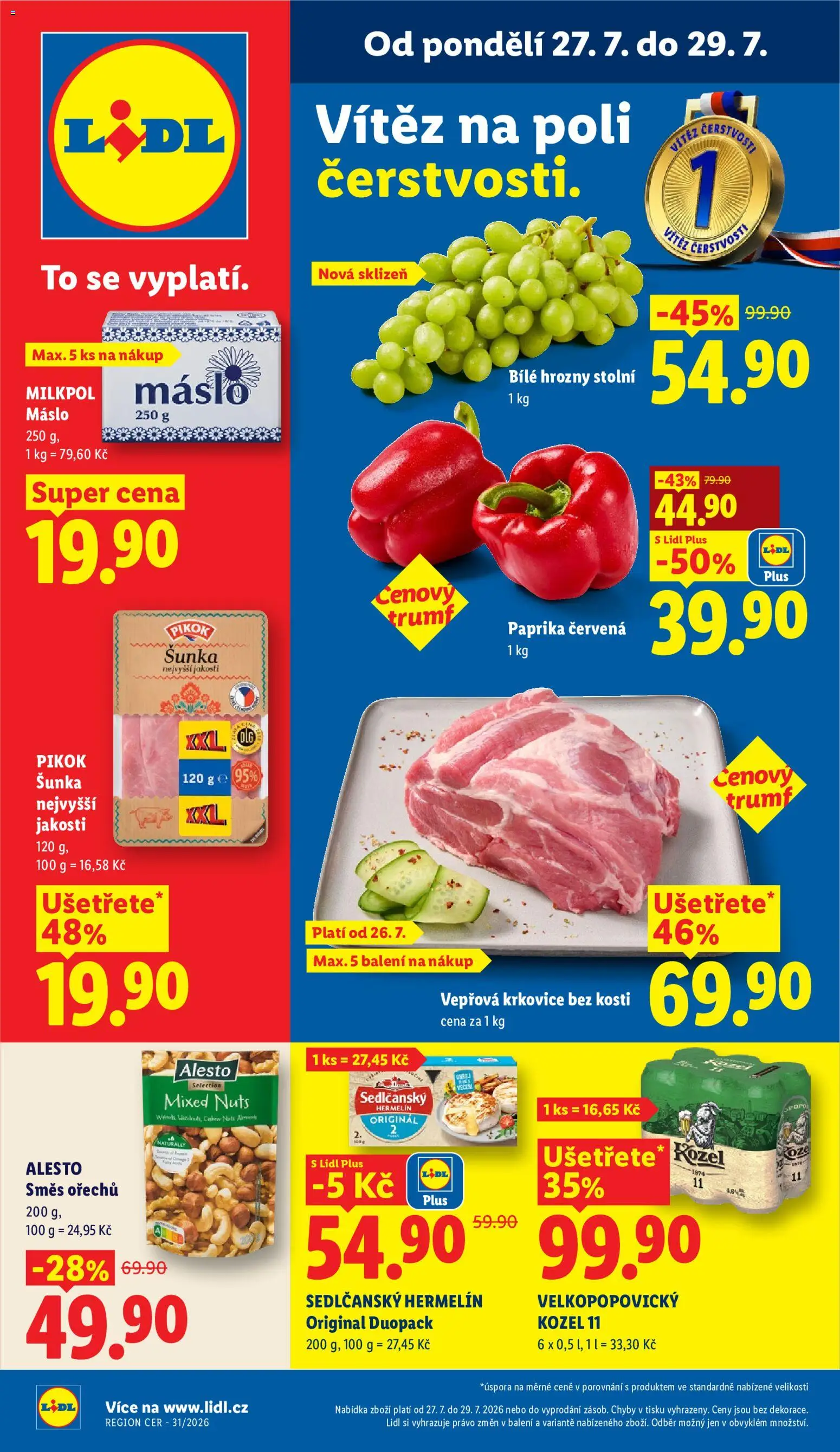 LIDL leták | 27.07.2026 catalogue cover