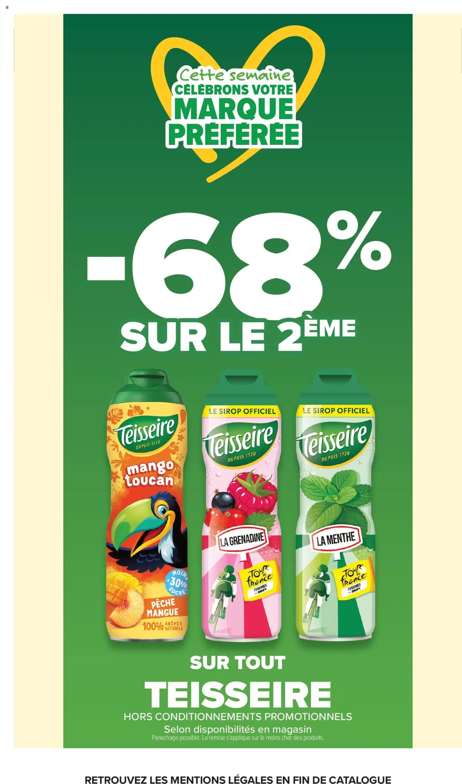 {H1} | Page: 31 | Produits: Sucre, Mangue, Menthe, Pêche