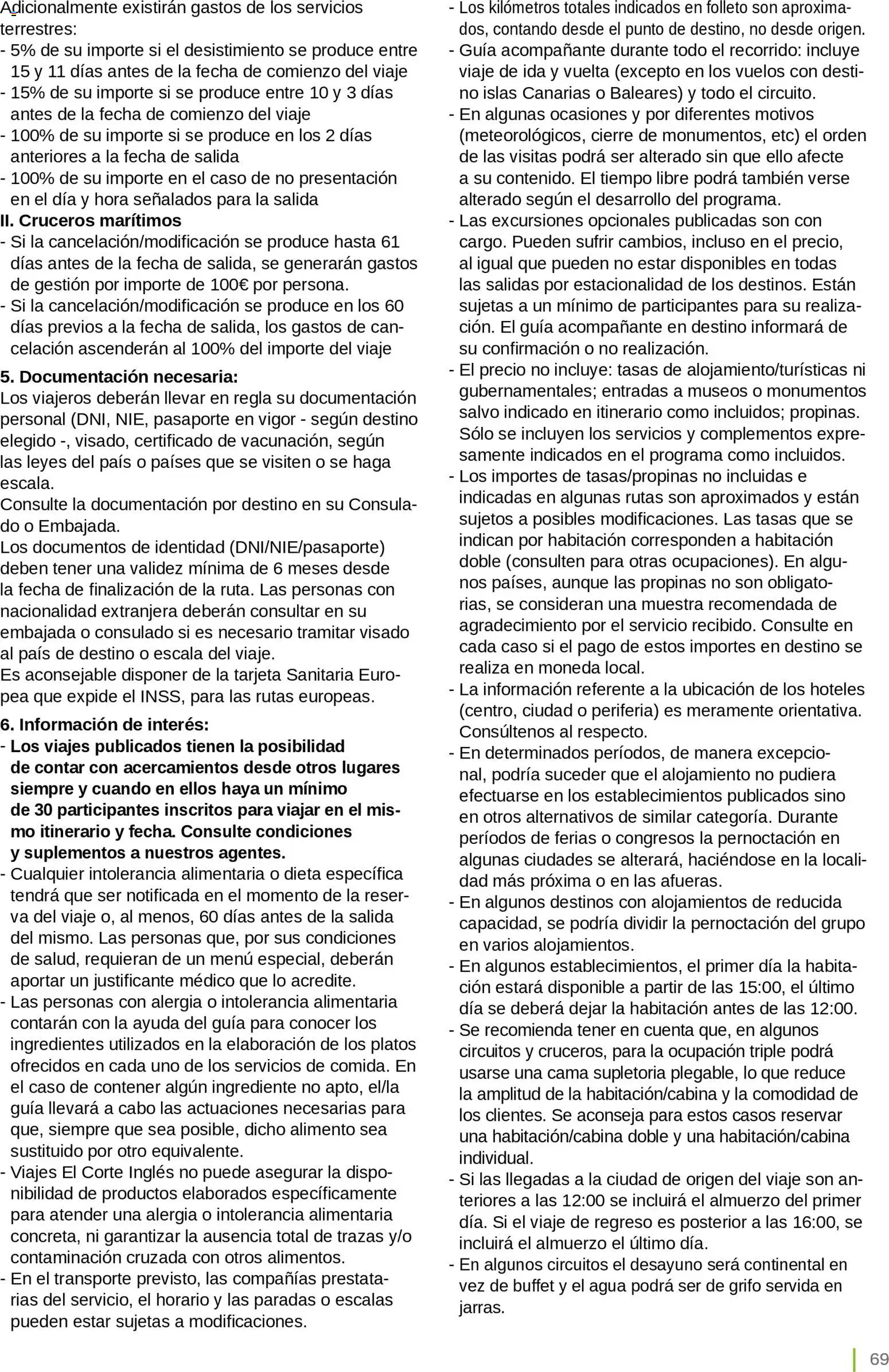 Viajes El Corte Inglés Turismo Social Castilla La Mancha │ válido desde el 01.04.2026 | Página: 69 | Productos: Κρεμάστρα, Cama