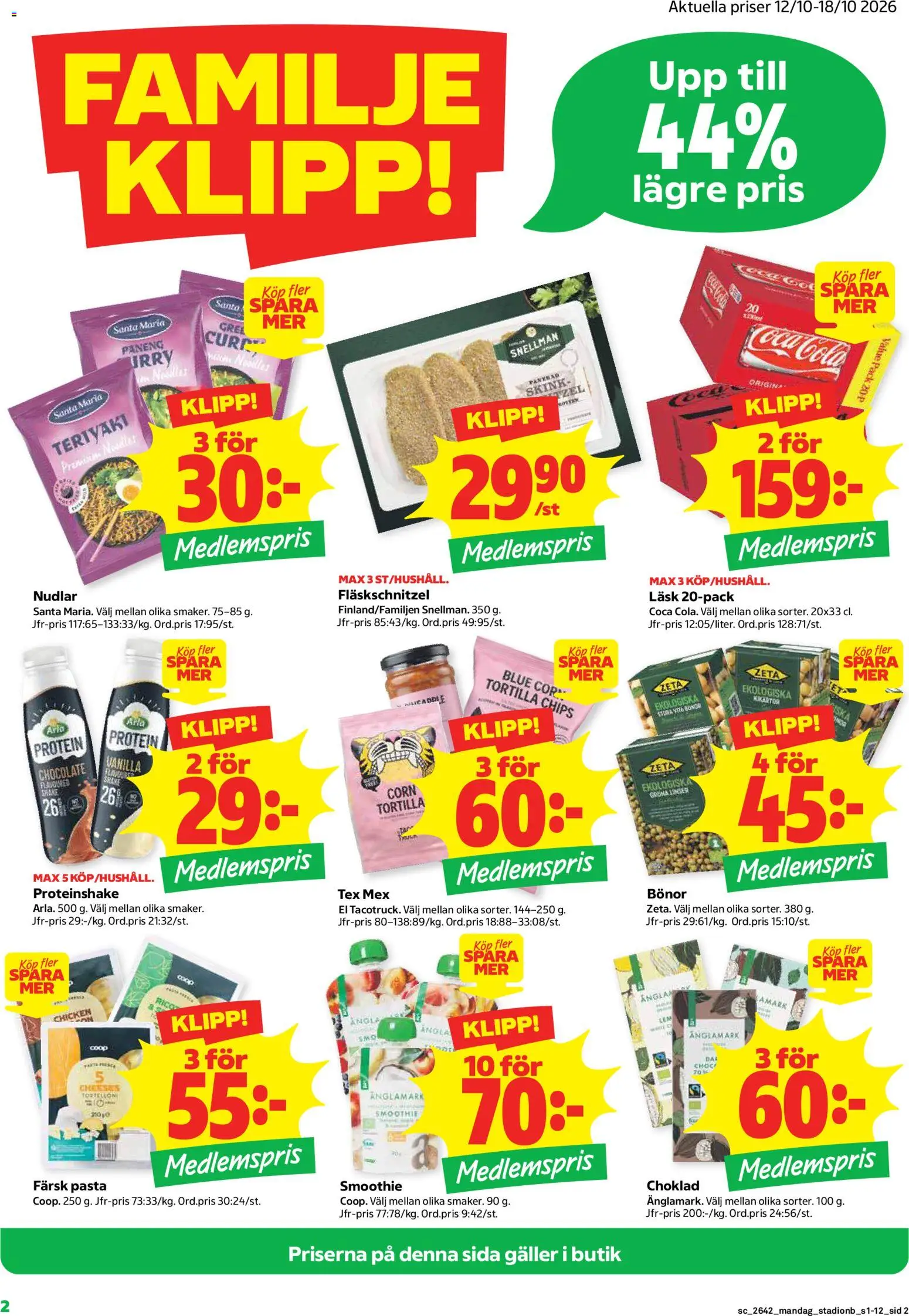 Coop Forum reklamblad aktuell från 12/10/2026 | Sida: 2