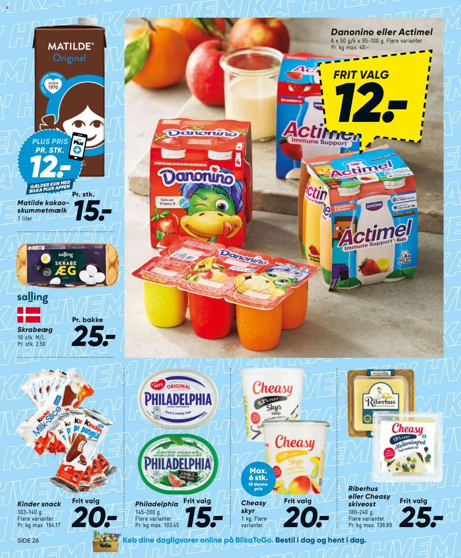 Bilka tilbudsavis – gyldig fra 29.05.2026 | Side: 36 | Produkter: Skyr, Hvidløg, Kakao, Skiveost