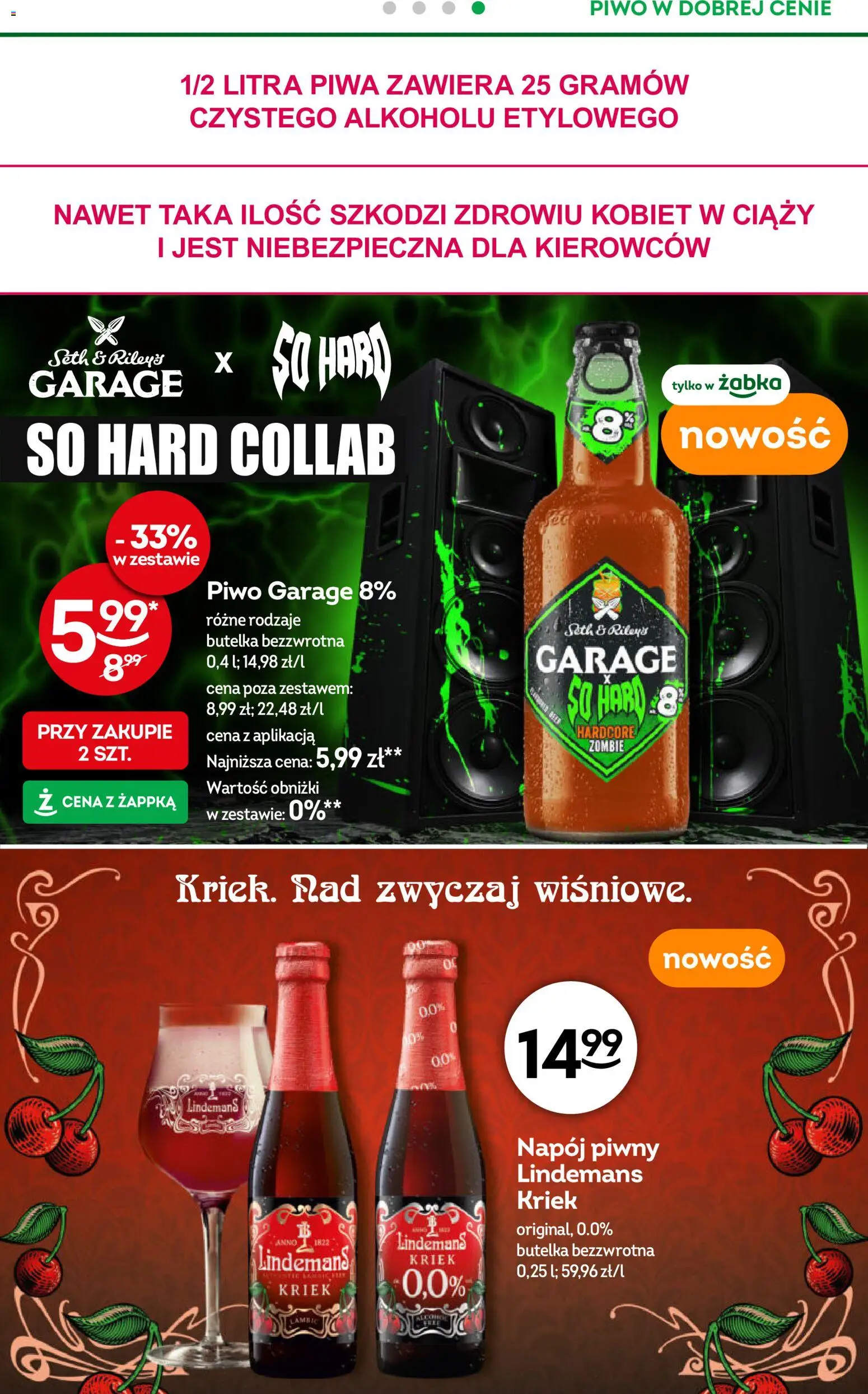 Żabka gazetka od 21.10.2026 | Strona: 41 | Produkty: Piwo Garage, Piwo
