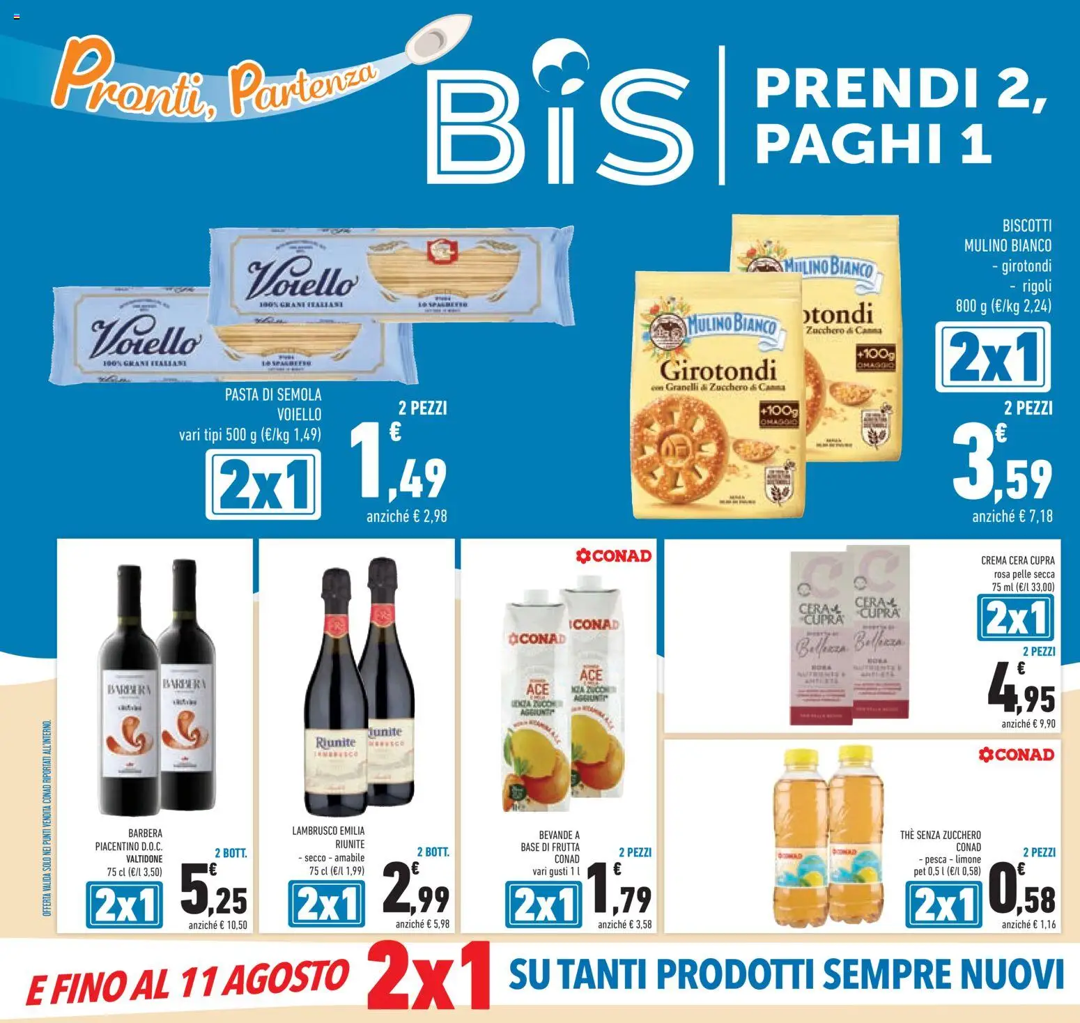 Volantino Conad del 01/07/2026 | Pagina: 4 | Prodotti: Frutta, Zucchero, Pesca, The