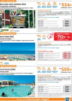 Anteprima del volantino Eurospin volantino Viaggi Nord valido a partire dal 04/06/2026 | Pagina: 5 | Prodotti: Ombrellone, Acqua, Vino, Piscina