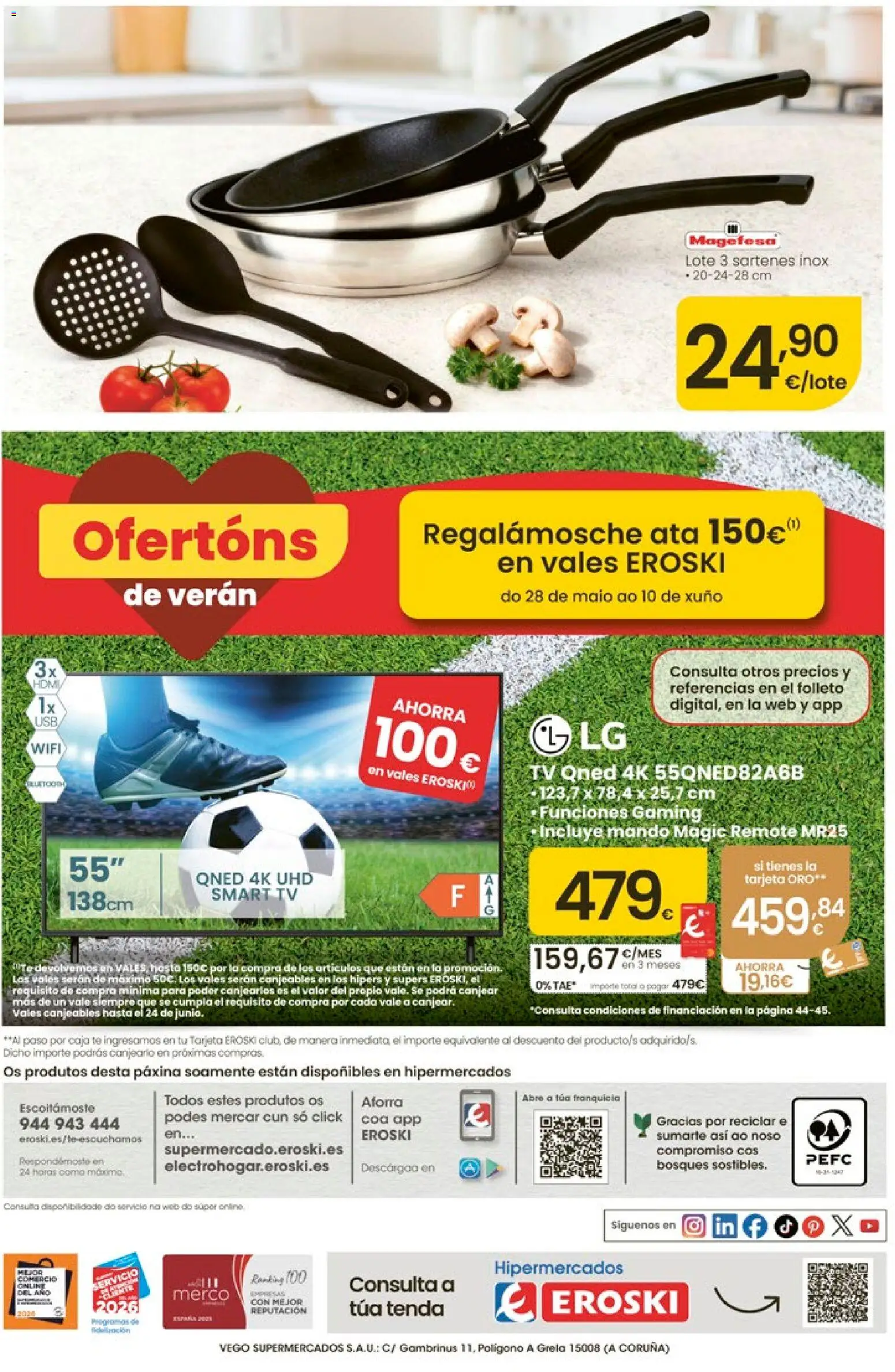 Eroski Ofertóns de verán │ válido desde el 28.05.2026 | Página: 56 | Productos: Té, Caja