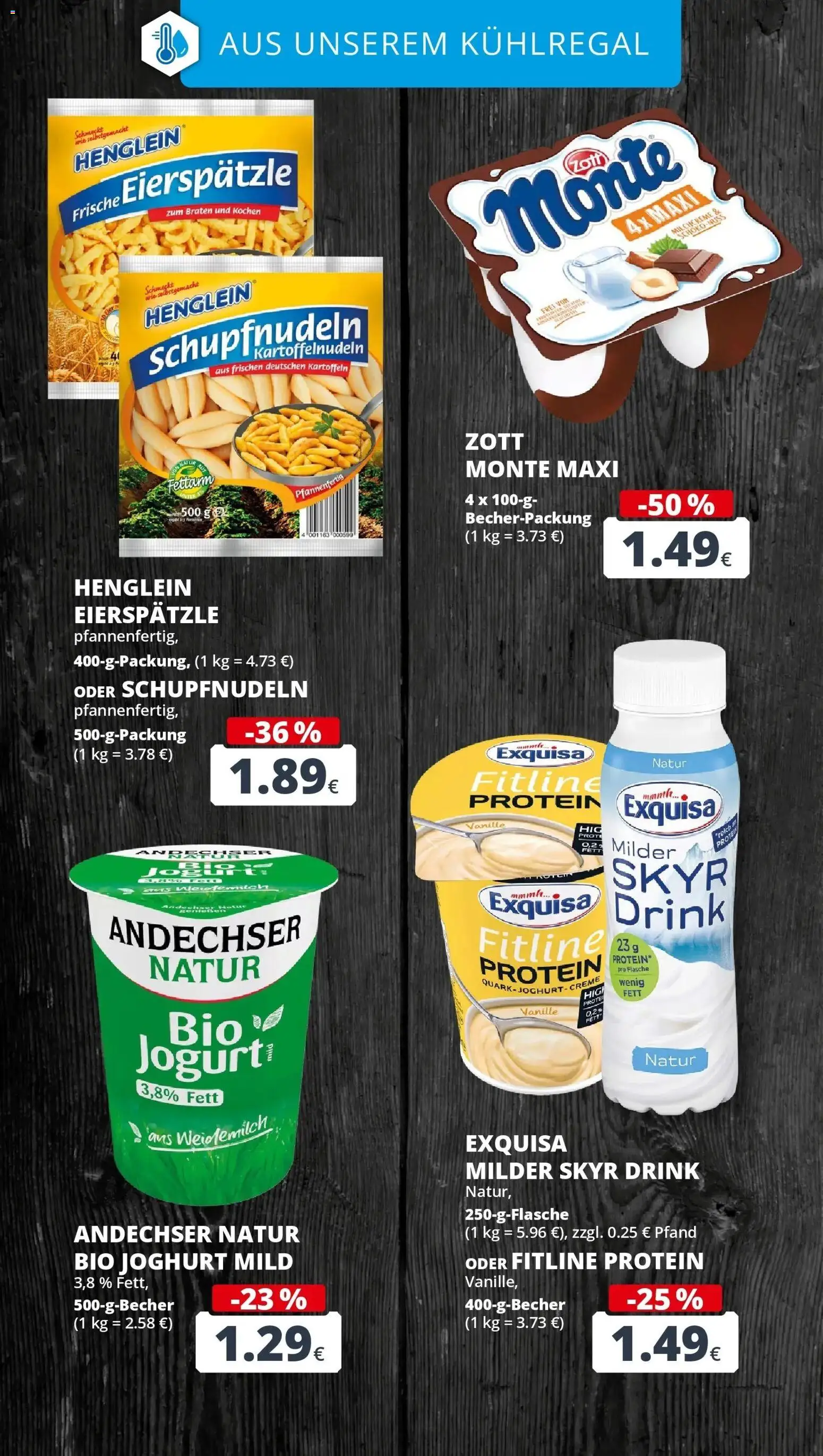 REWE Prospekt ab 05.10.2026 zum Blättern » Angebote | Seite: 17 | Produkte: Quark, Skyr, Exquisa, Kartoffeln
