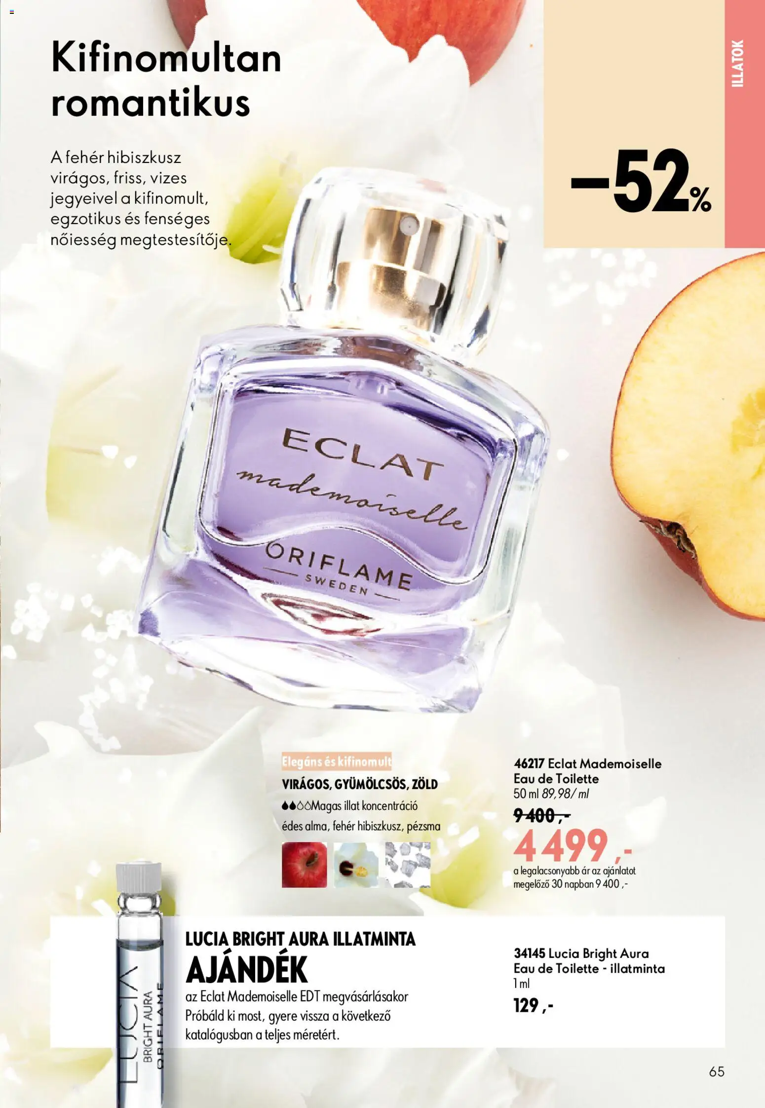 Oriflame akciós ujság - amely érvényes a következő dátumtól: 2026.07.08. | Oldal: 65