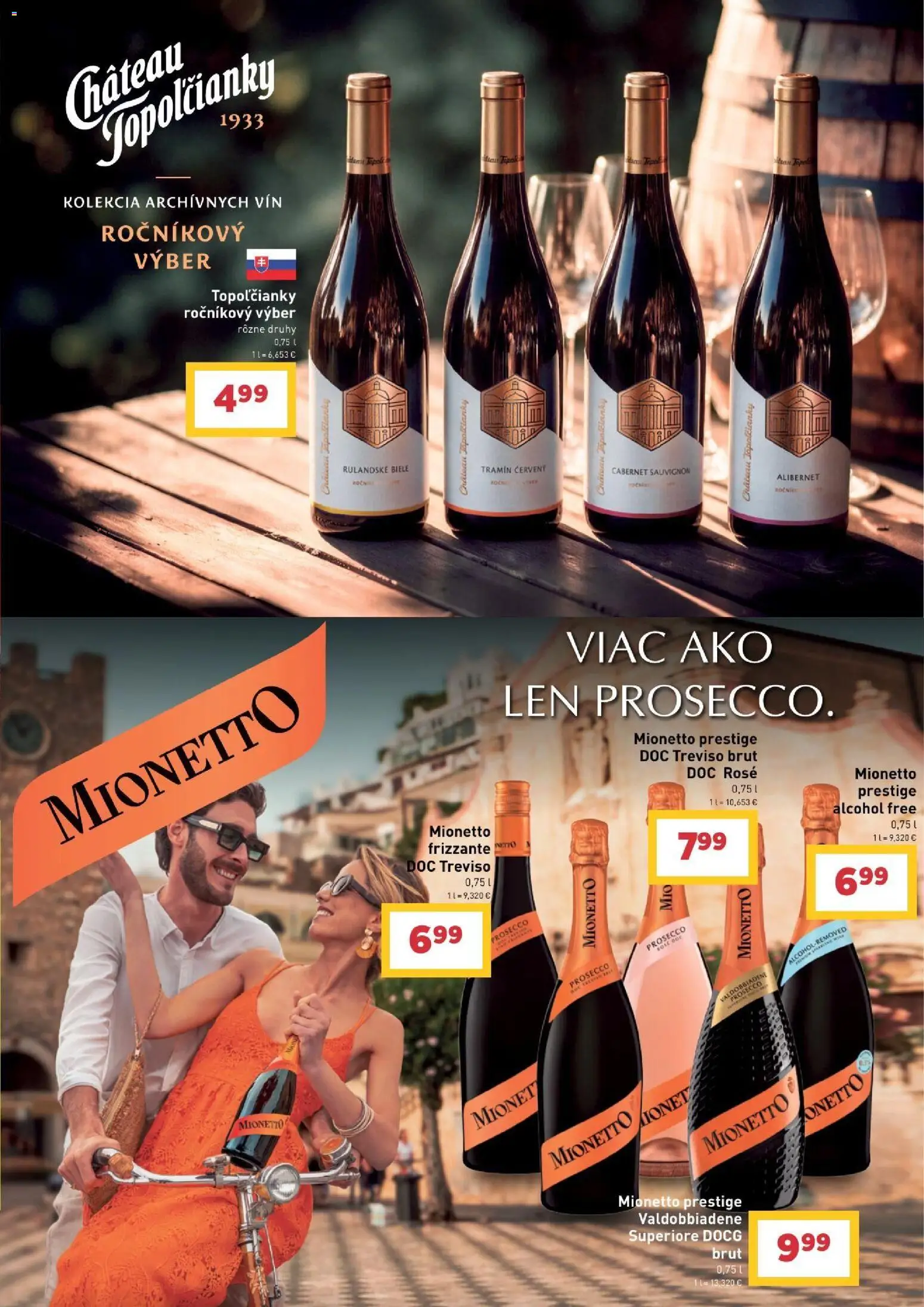 Nové Billa akcie – leták je platný od 30.09.2026 | Strana: 31 | Produkty: Prosecco, Mionetto Prosecco