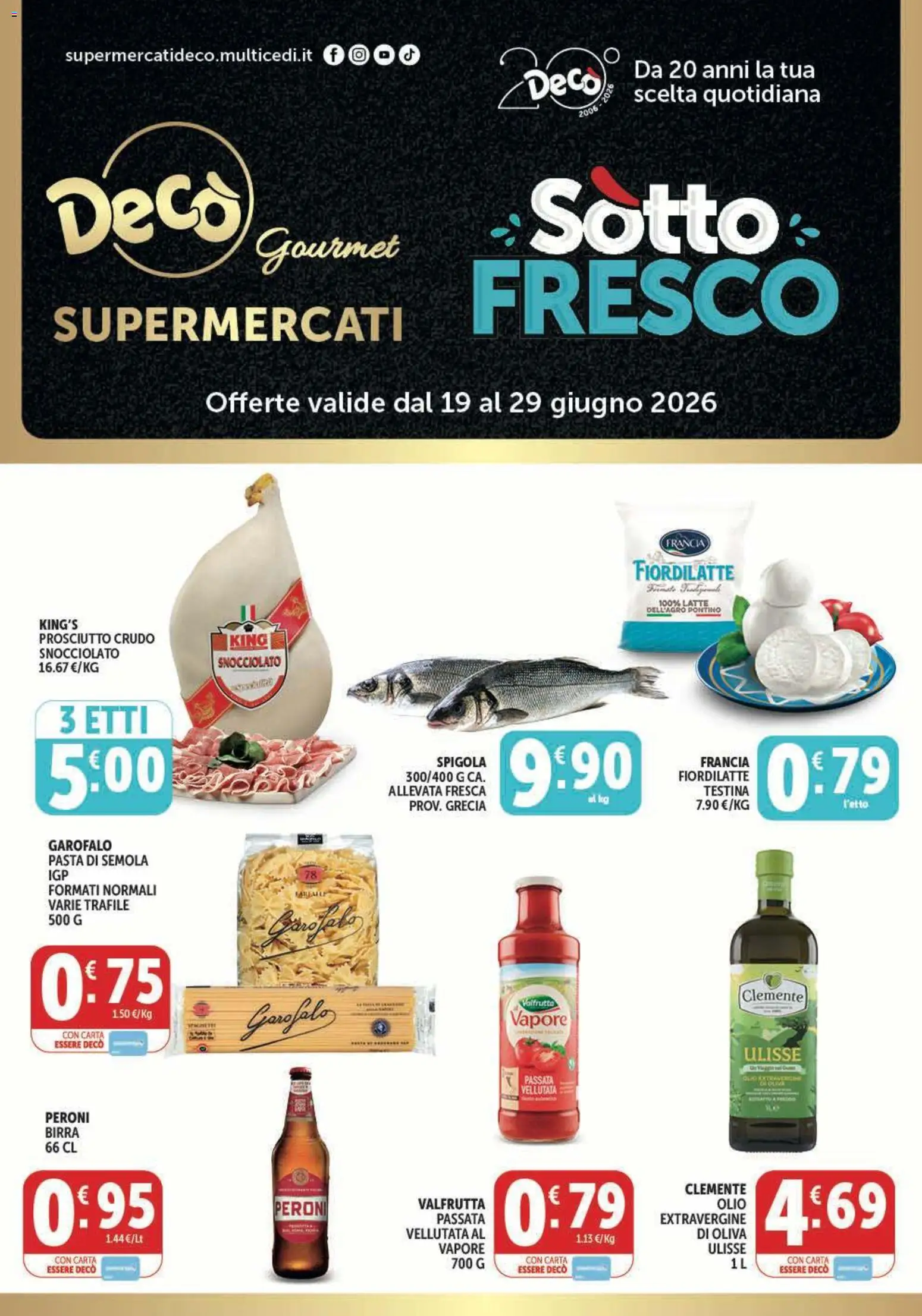 Volantino Decò del 19.06.2026 | Pagina: 1