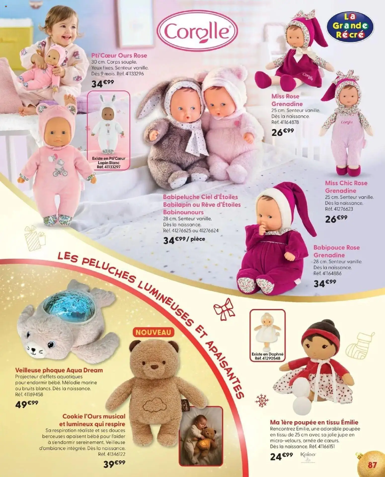 La Grande Récré - LE NOËL DE TOUTES LES PASSIONS à partir du 14/10/2026 - promo en ligne | Page: 87 | Produits: Poupée, Lapin, Jupe, Projecteur