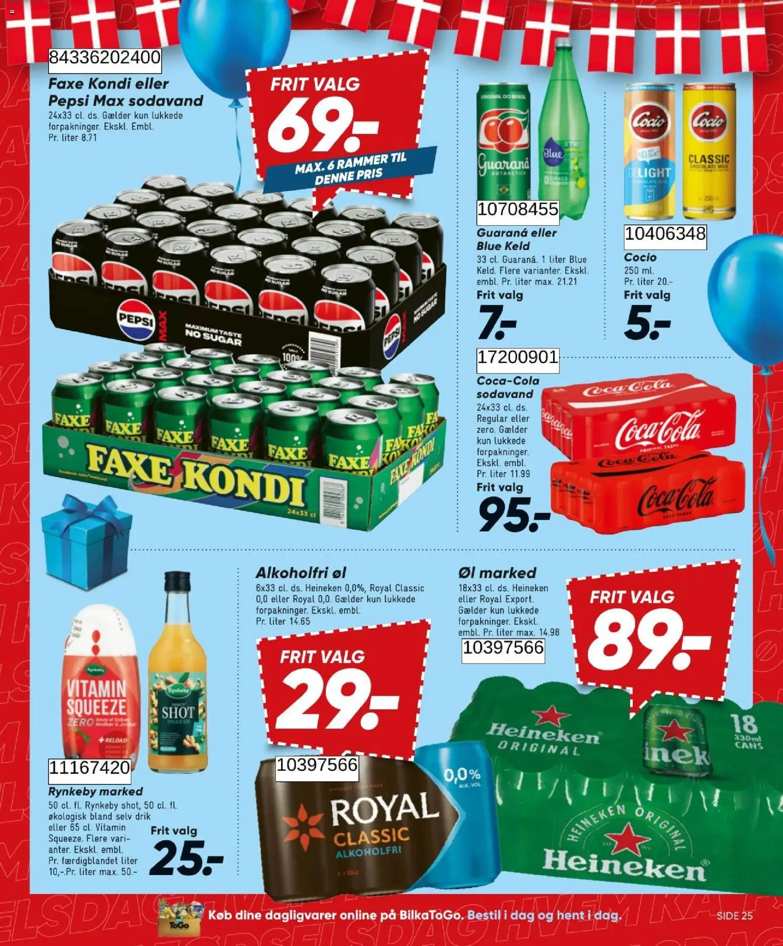 Bilka tilbudsavis – gyldig fra 07/08/2026 | Side: 33 | Produkter: Rammer, Øl, Sodavand, Pepsi