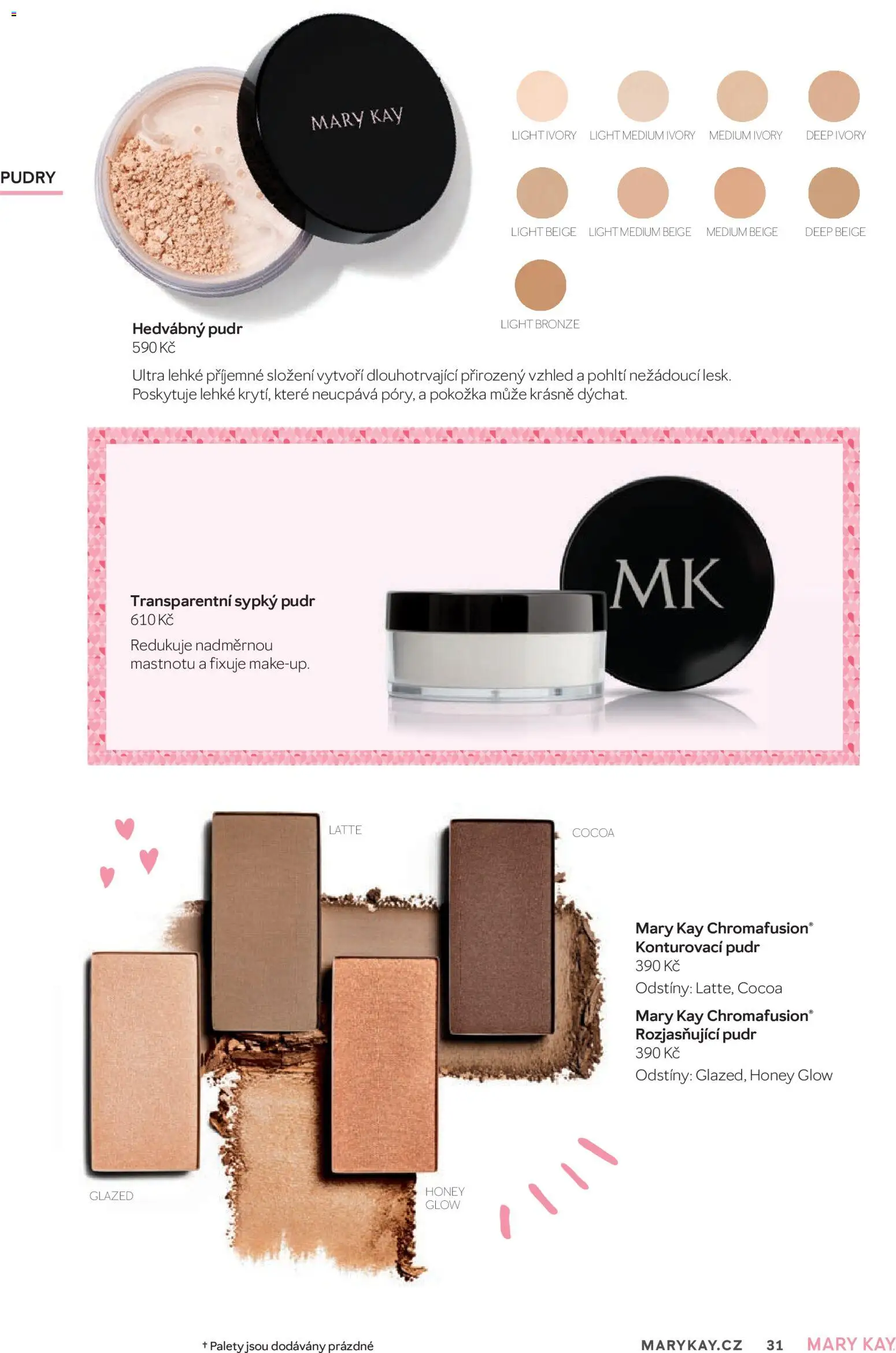Mary Kay kniha o kráse od 01.04.2026 | Strana: 31 | Produkty: Pudr